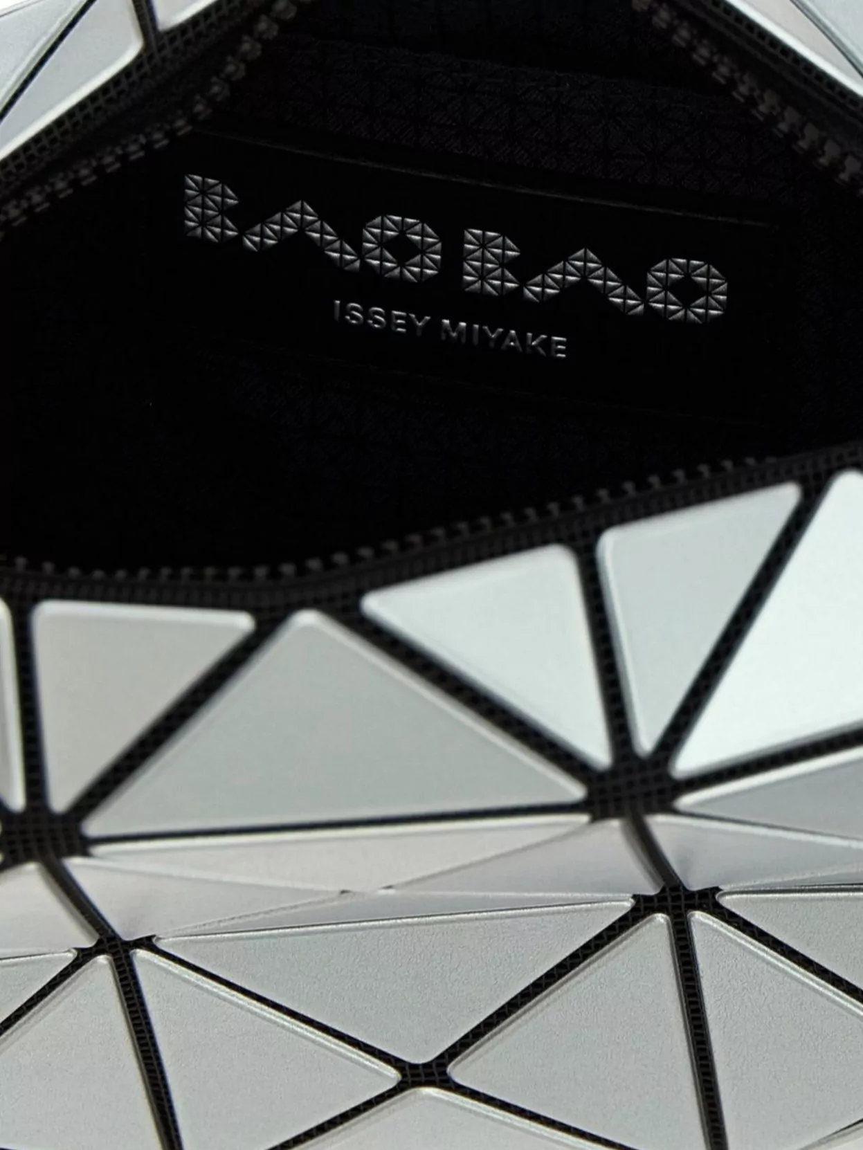 Bao Bao Issey Miyake Crossbody Bag Structured Geometric Pattern