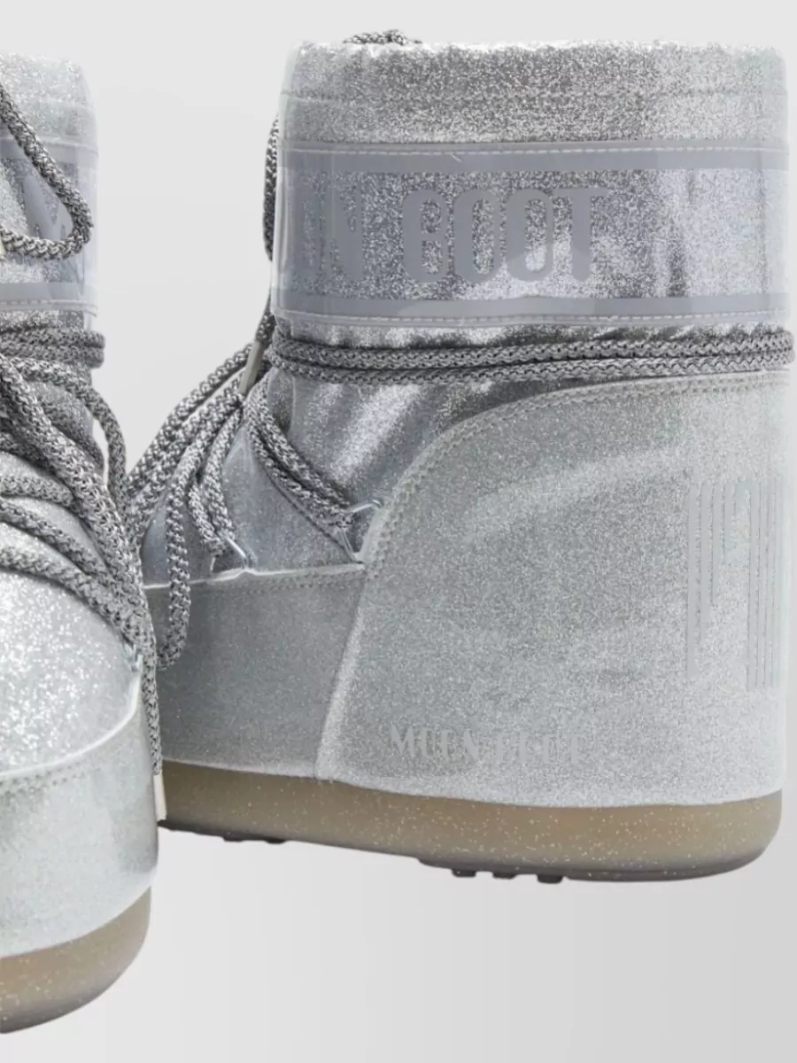 Moon Boot Glitter Ankle Snow Boots