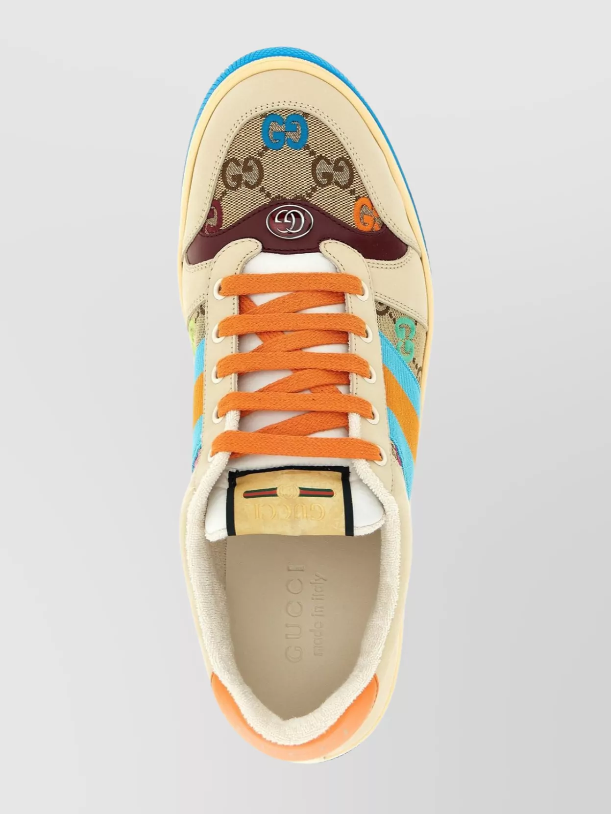 Gucci Colorful Low-Top Sneakers Rubber Sole