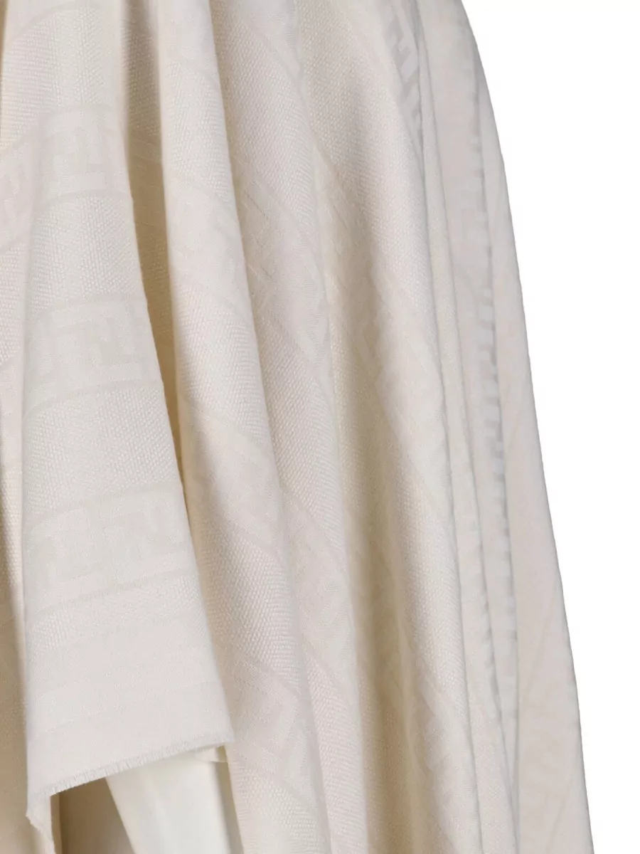 Fendi Wool And Silk Cape