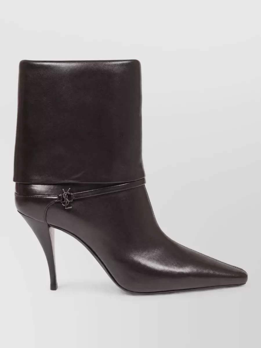 Saint Laurent Leather Ankle Boots
