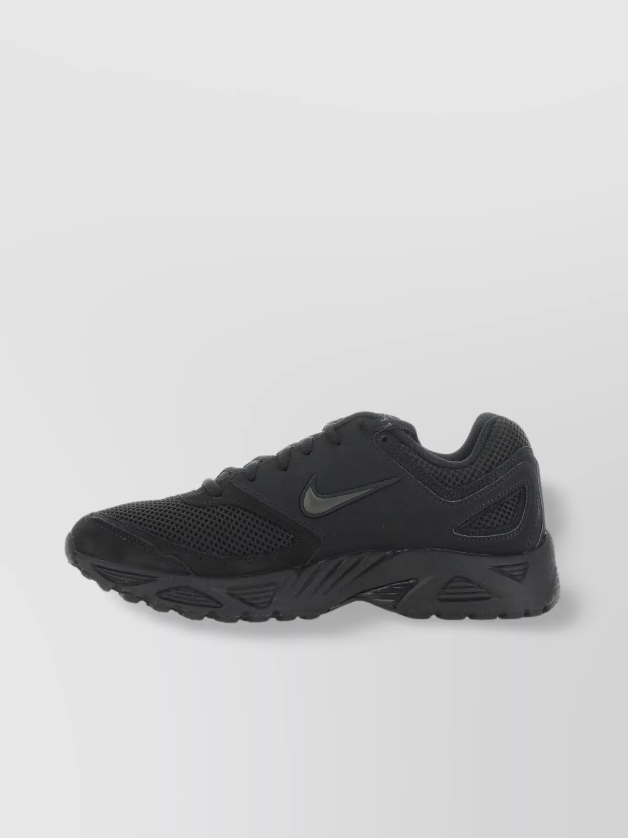 Shop Comme Des Garçons Nike Sneakers With Mesh Panels And Treaded Rubber Outsole