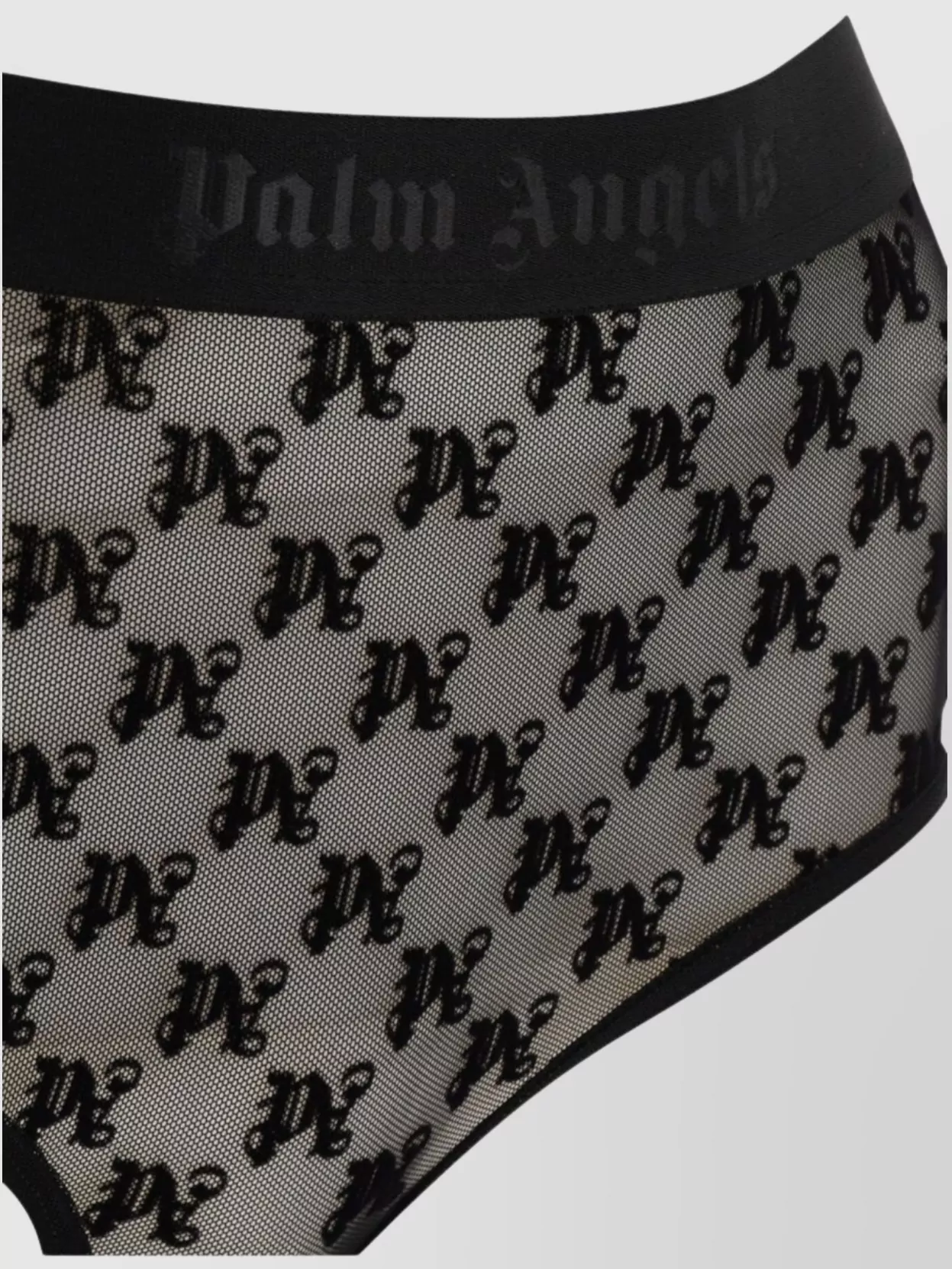 Palm Angels Lace Monogram Brazilian Slip