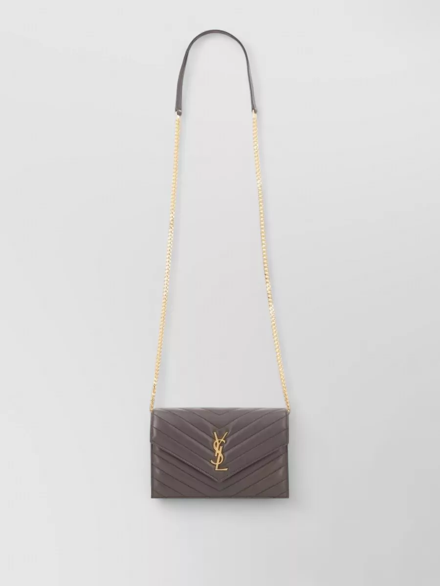 Saint Laurent Cassandre Leather Crossbody Bag