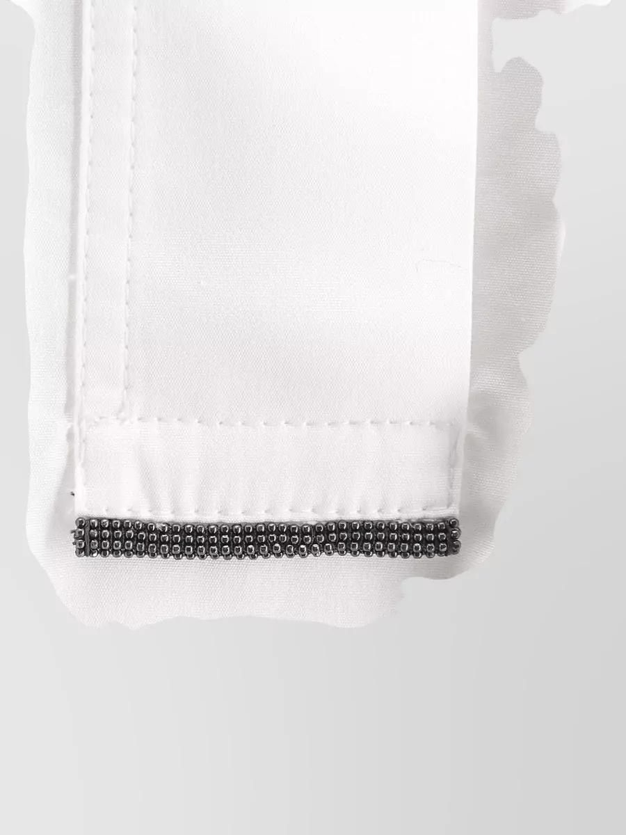 Brunello Cucinelli Shirt Boxy Fit Straight Cut Front Pockets