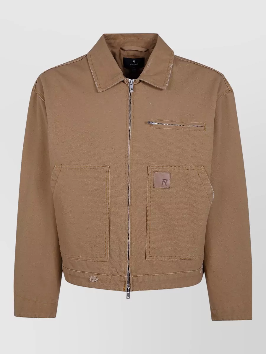 Represent Cotton Worker Single-Breasted Coat