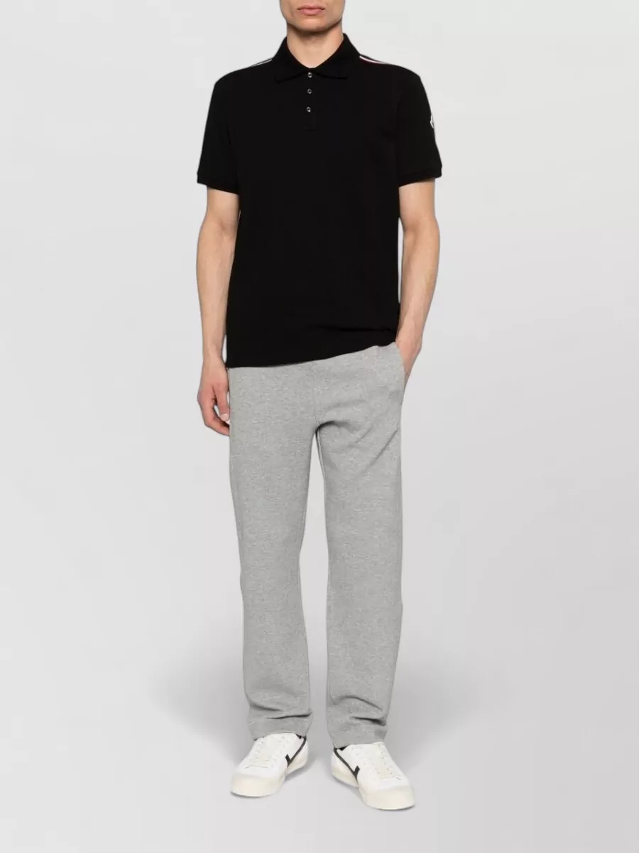 Moncler Cotton Short-Sleeve Polo Shirt
