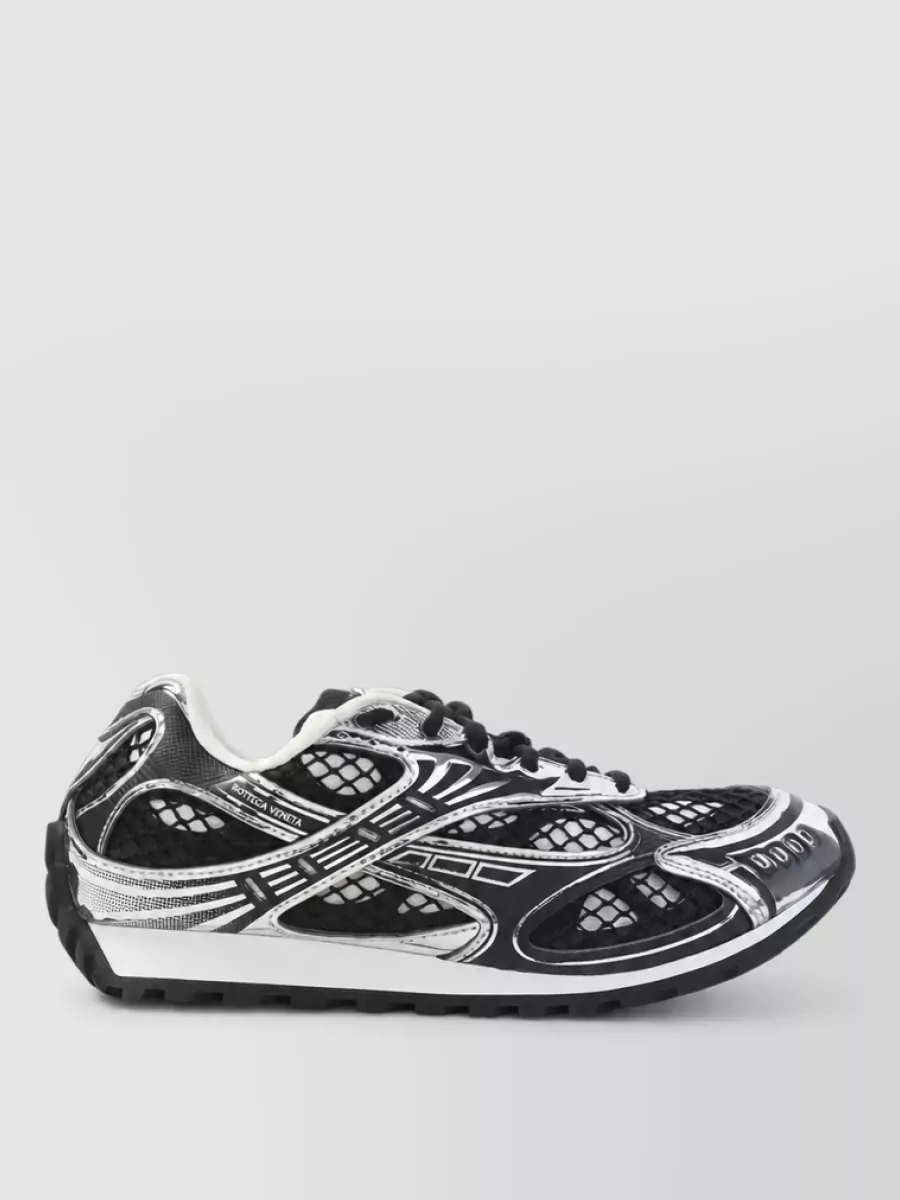 Bottega Veneta Mesh Low-Top Sneakers