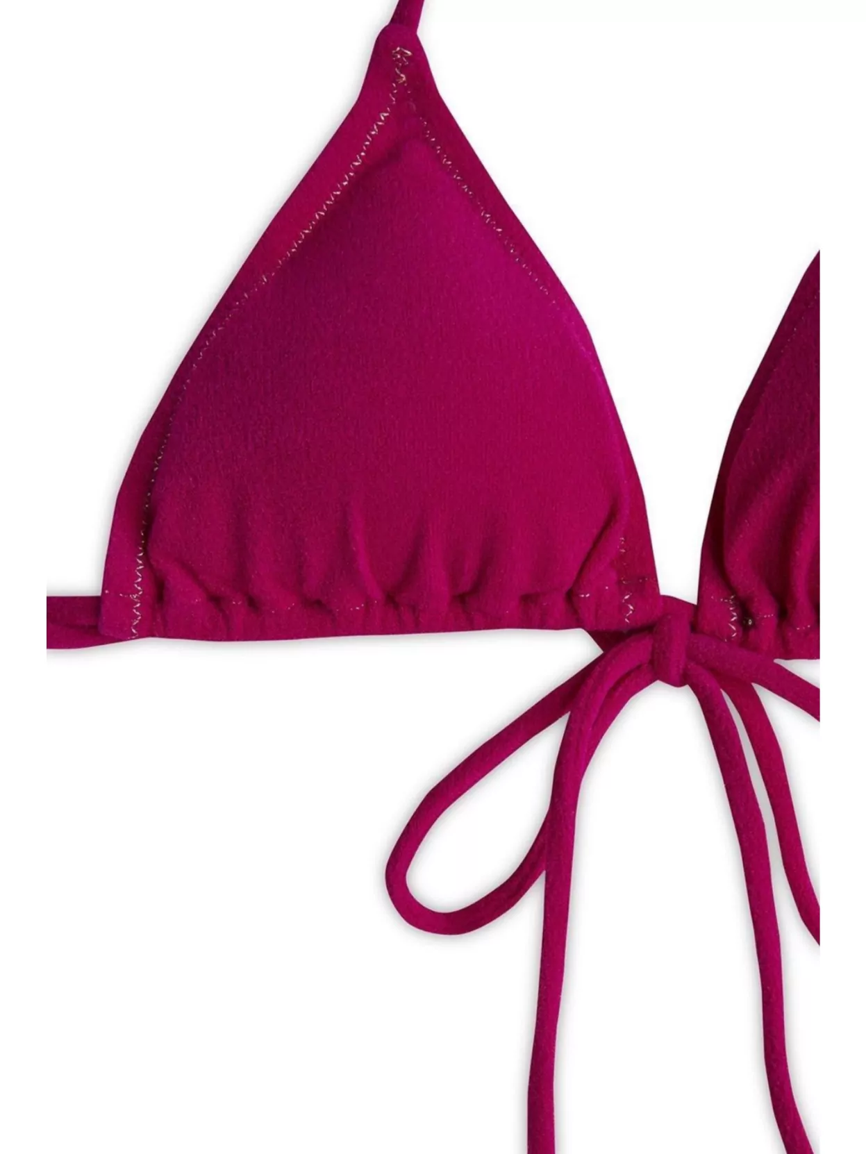 REINA OLGA METALLIC TRIANGLE BIKINI ADJUSTABLE STRAPS