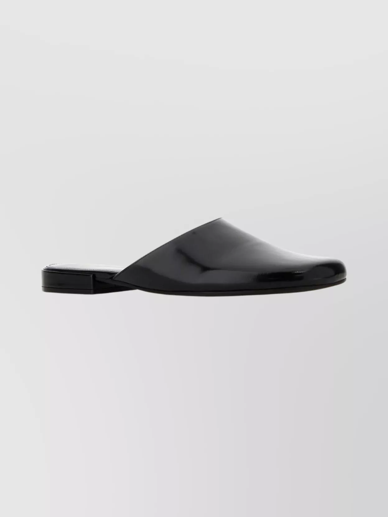 The Row Penelope Leather Pointed Toe Slippers In Multi