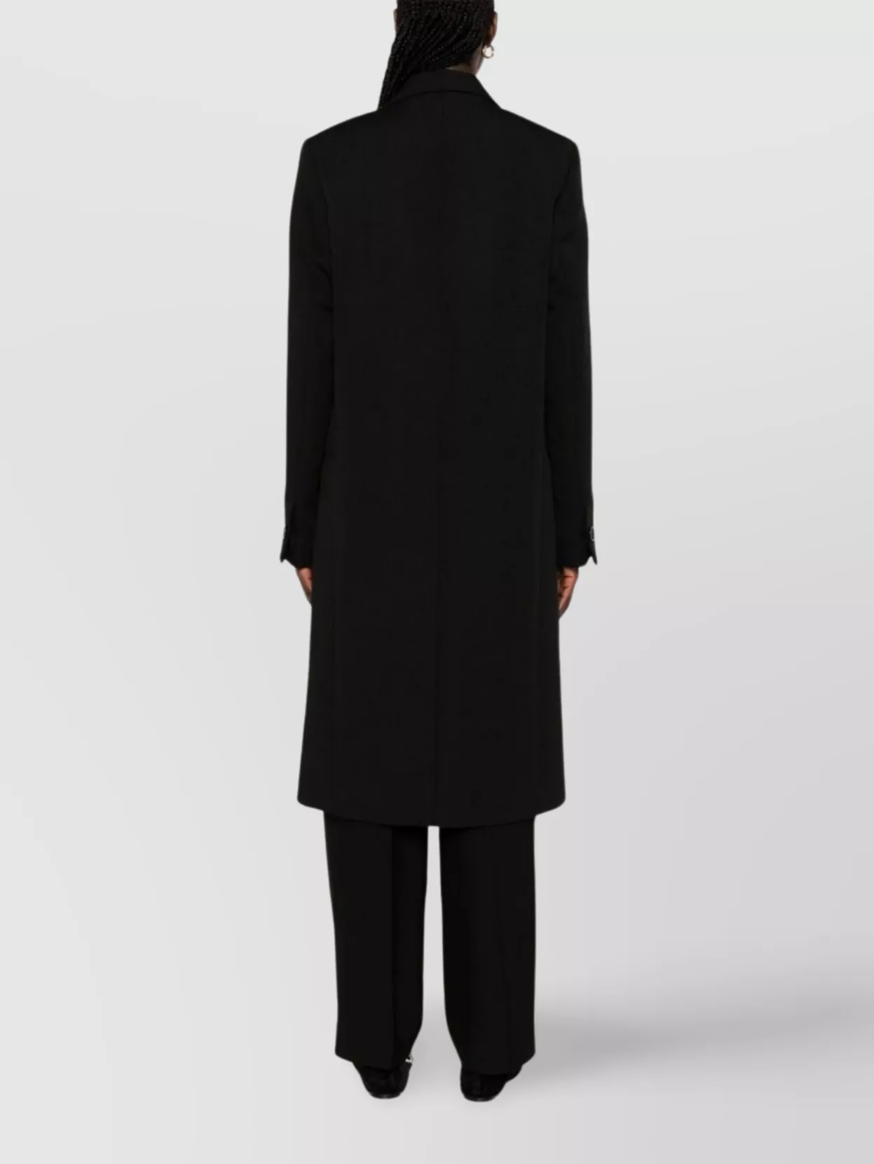 Totême Tailored Wool Coat Featuring Pockets
