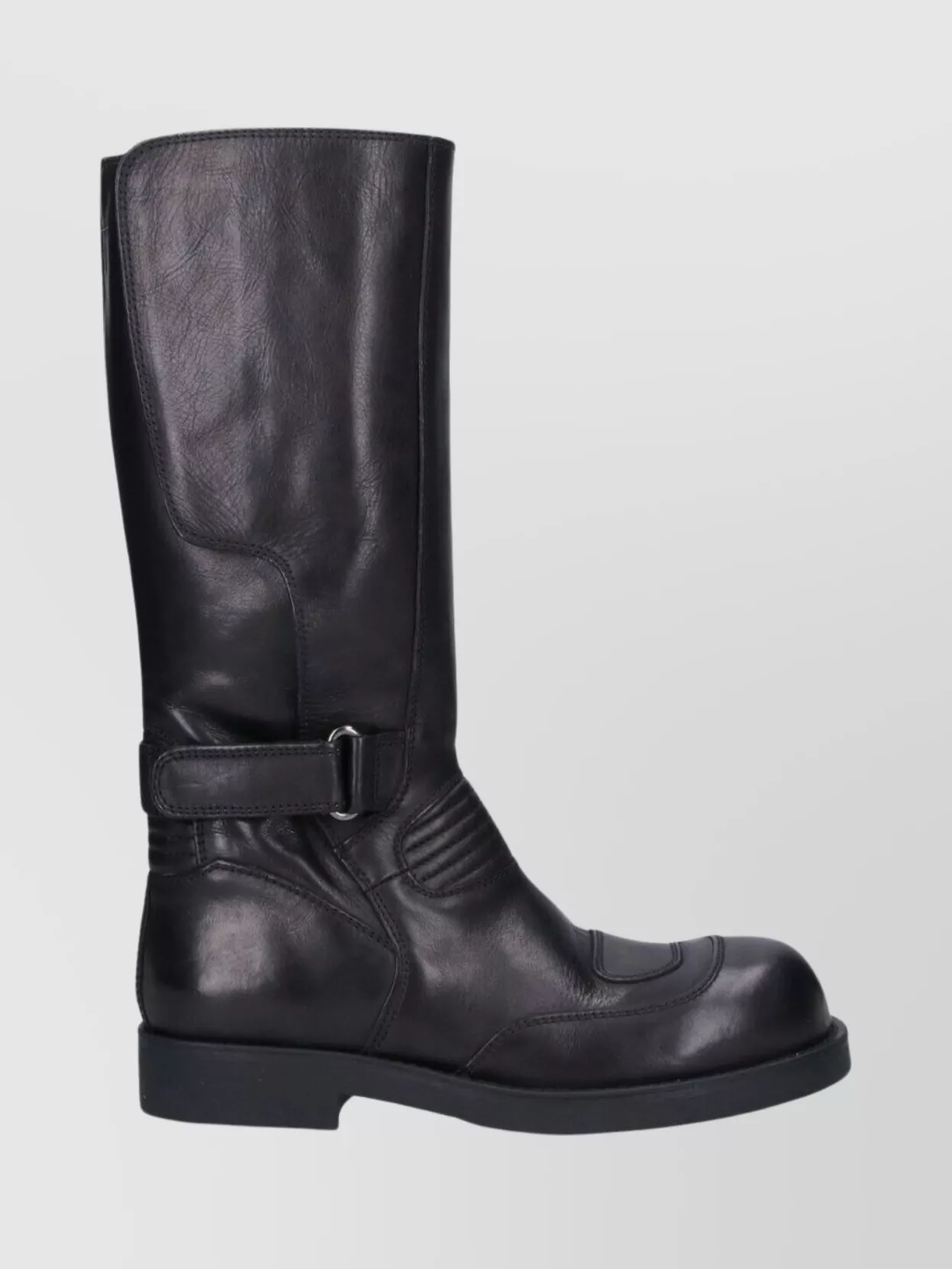 Mm6 Maison Margiela High Shaft Round Toe Stitched Boots
