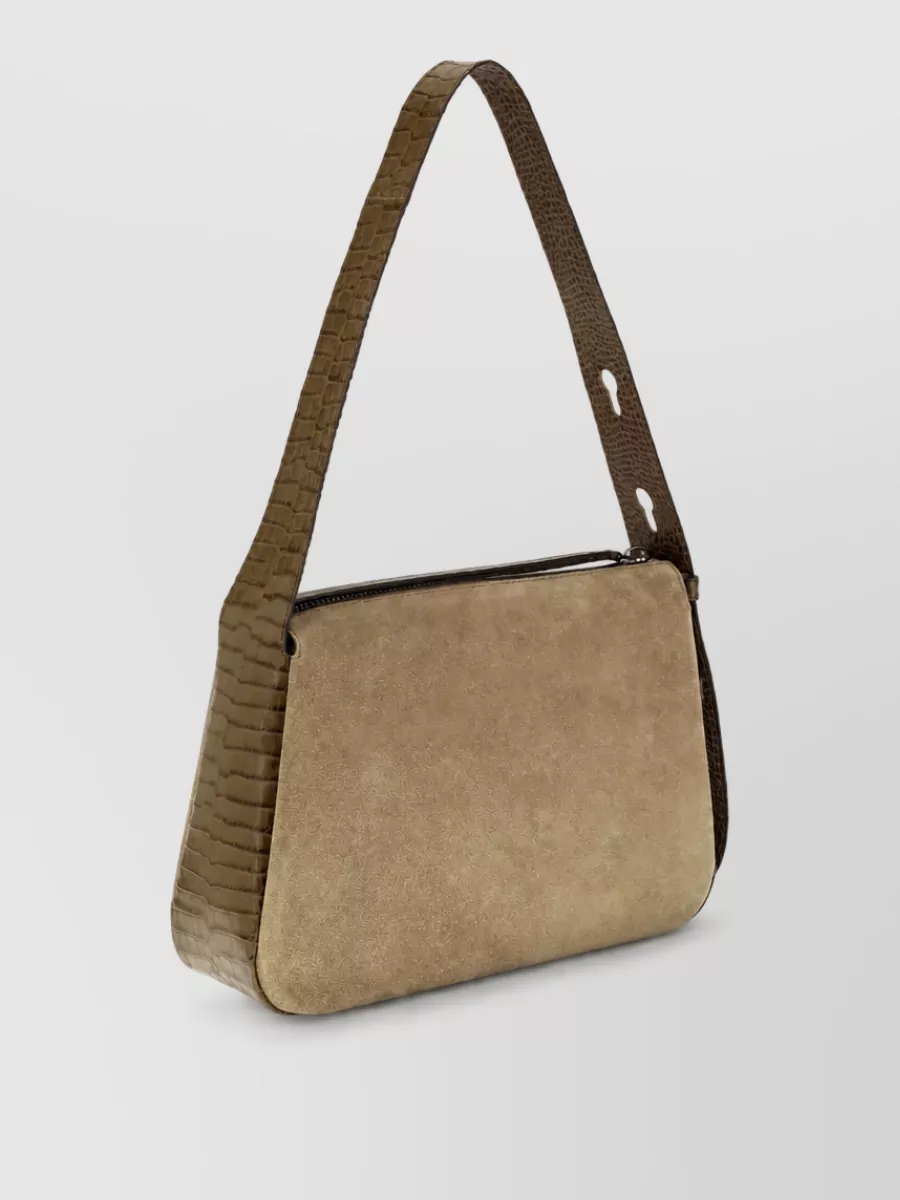 Tory Burch romy suede clutch bag