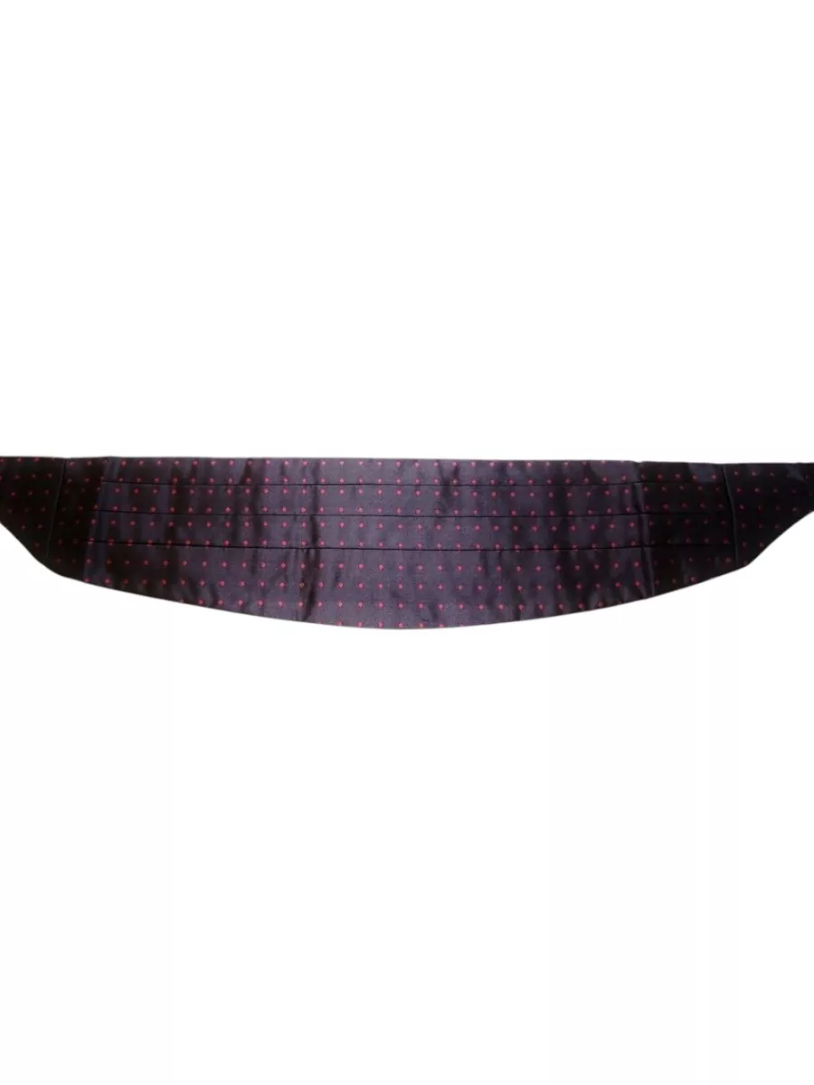 Dolce&Gabbana Silk Polka Dot Cummerbund