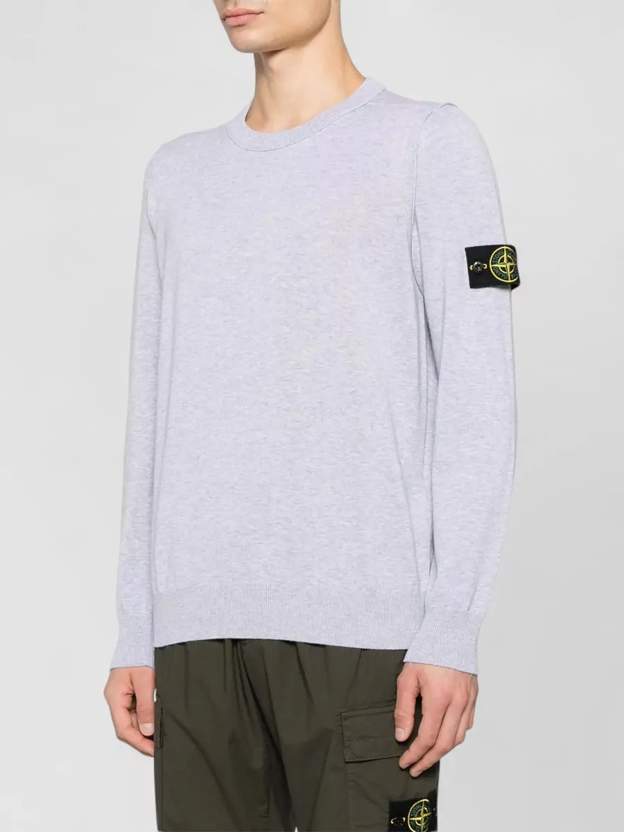 Stone Island Ribbed Crew-Neck Jumper