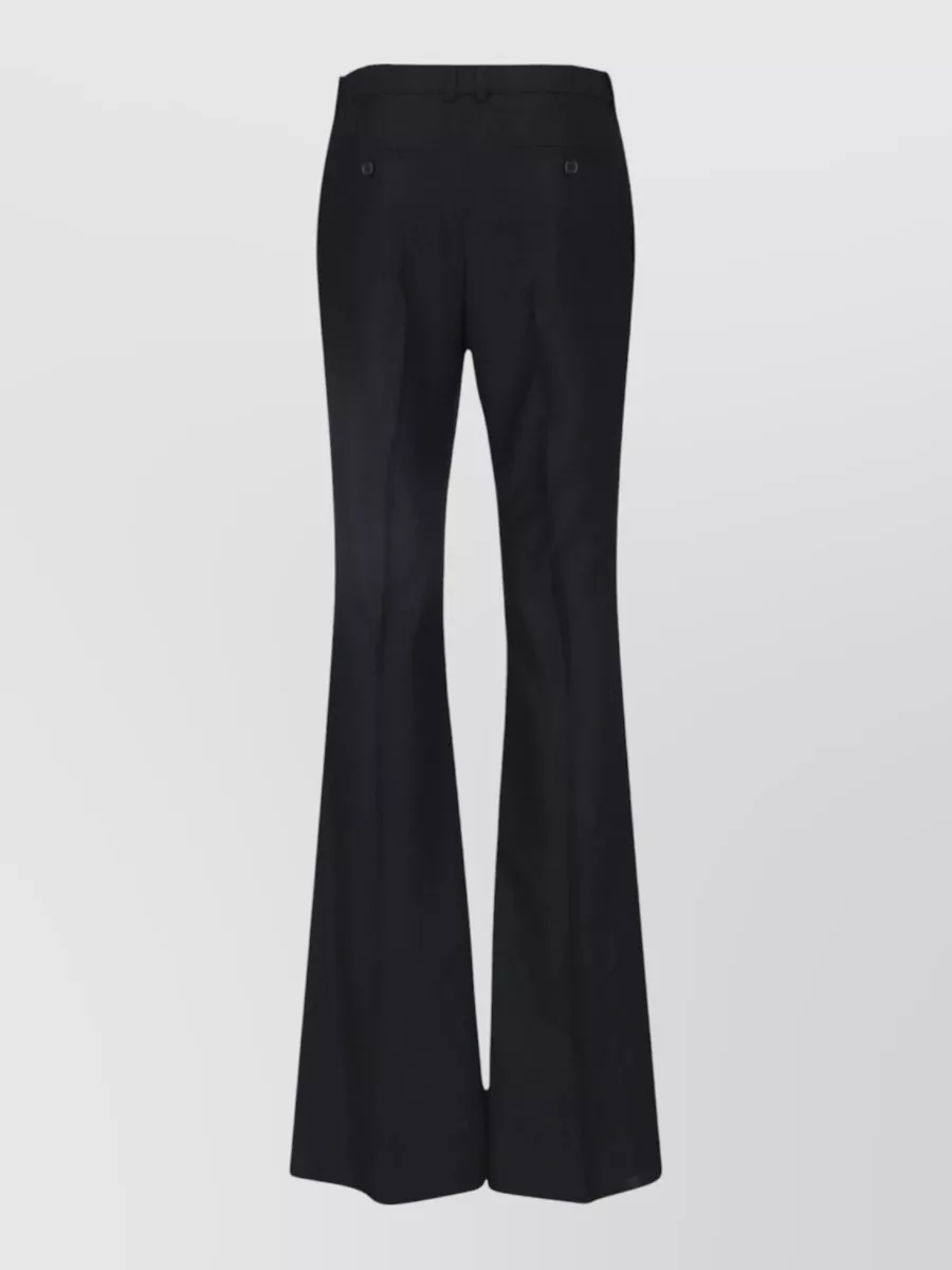 Saint Laurent Cashmere Straight-Leg Suit Trousers
