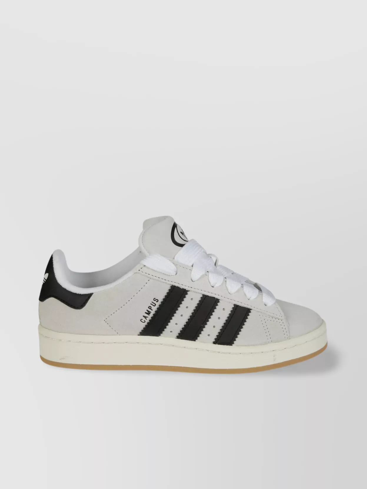 Adidas Campus Rubber Sole Sneakers With Contrast Stripes