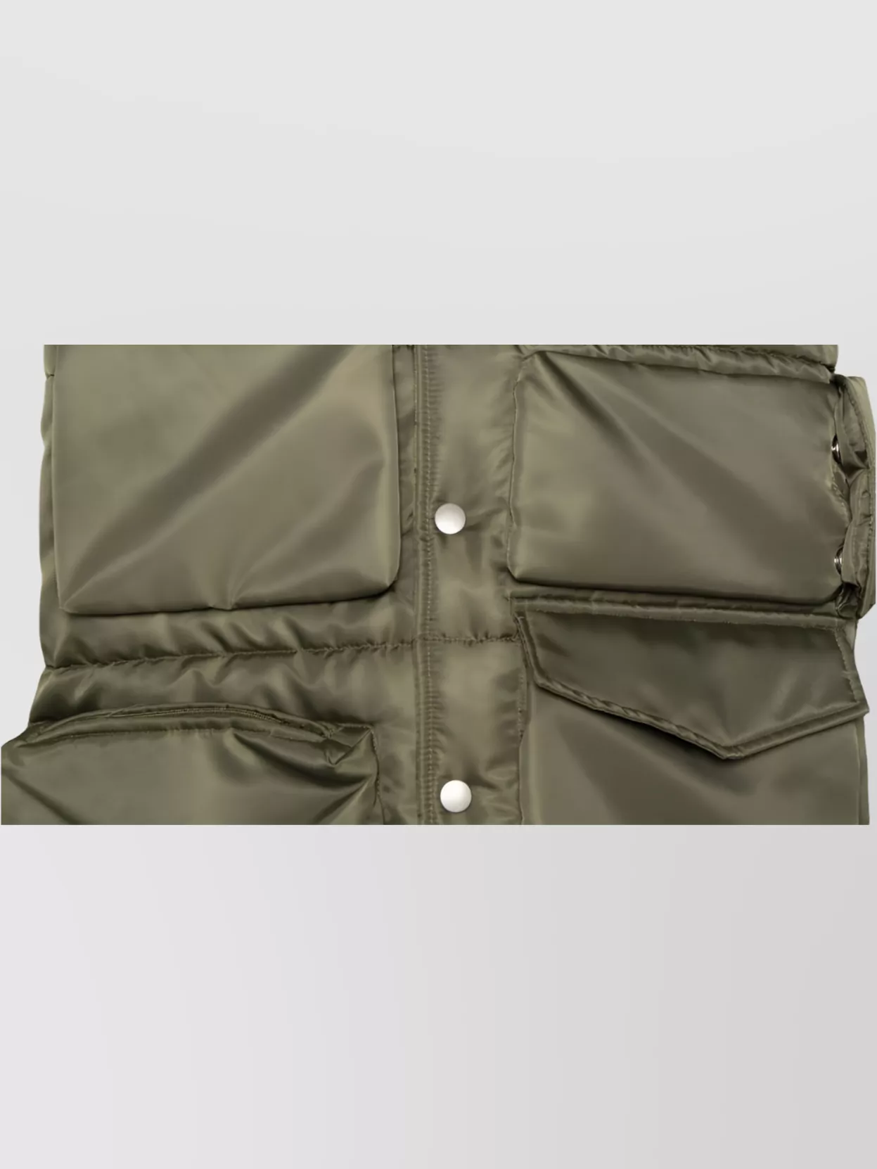 Mm6 Maison Margiela Padded Mandarin Collar Cargo Jacket