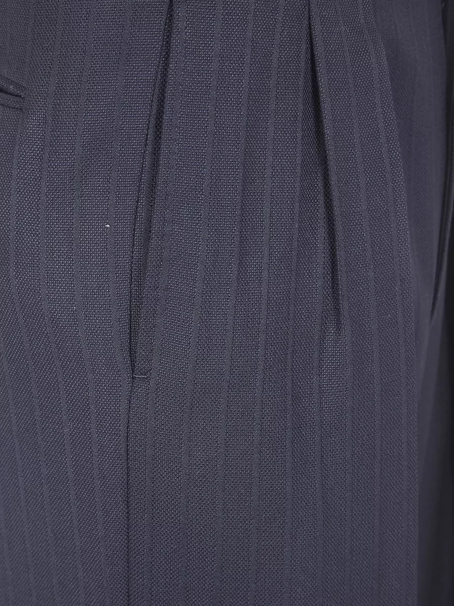 Tom Ford Satin Stripe Double Pleat Tailored Trousers