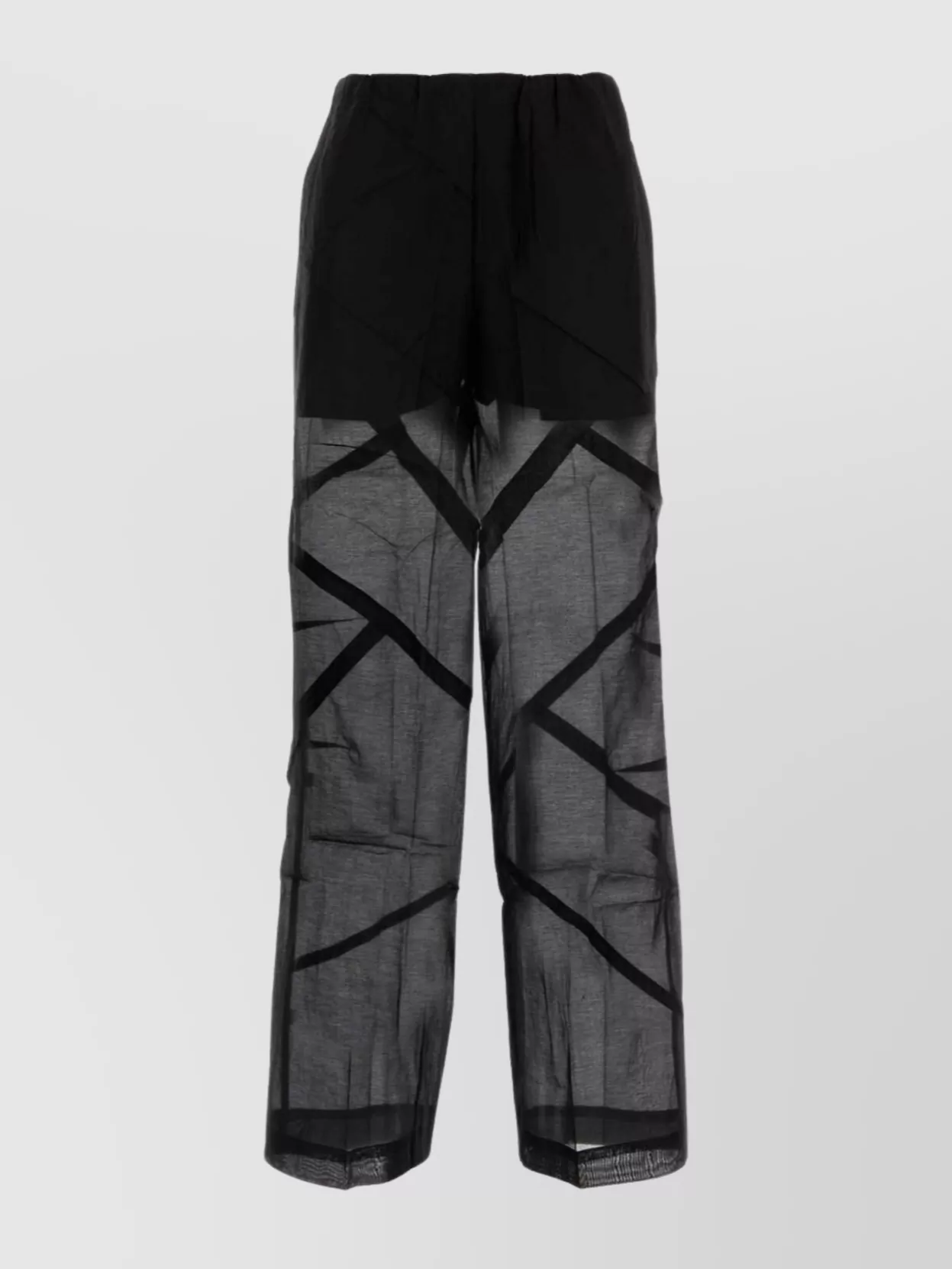Co pant cotton blend elastic waistband