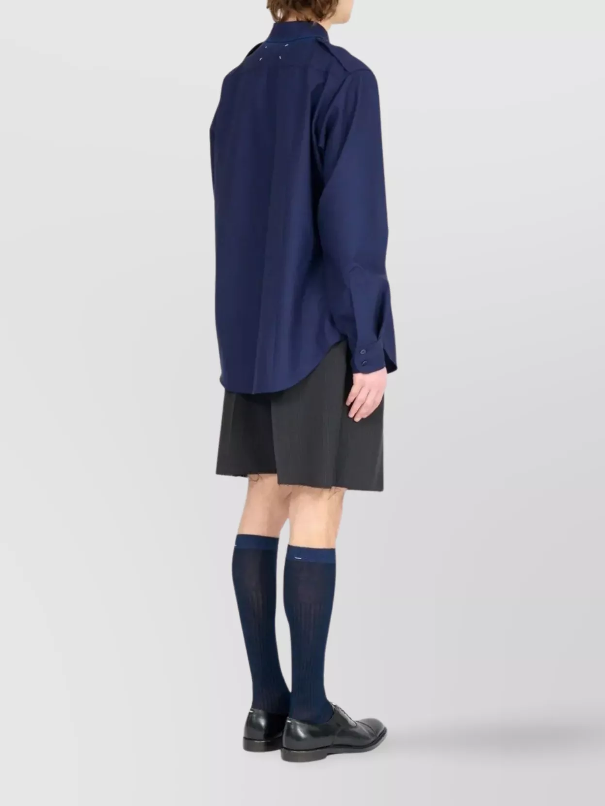 Maison Margiela Wool Shirt With Epaulettes And Pockets
