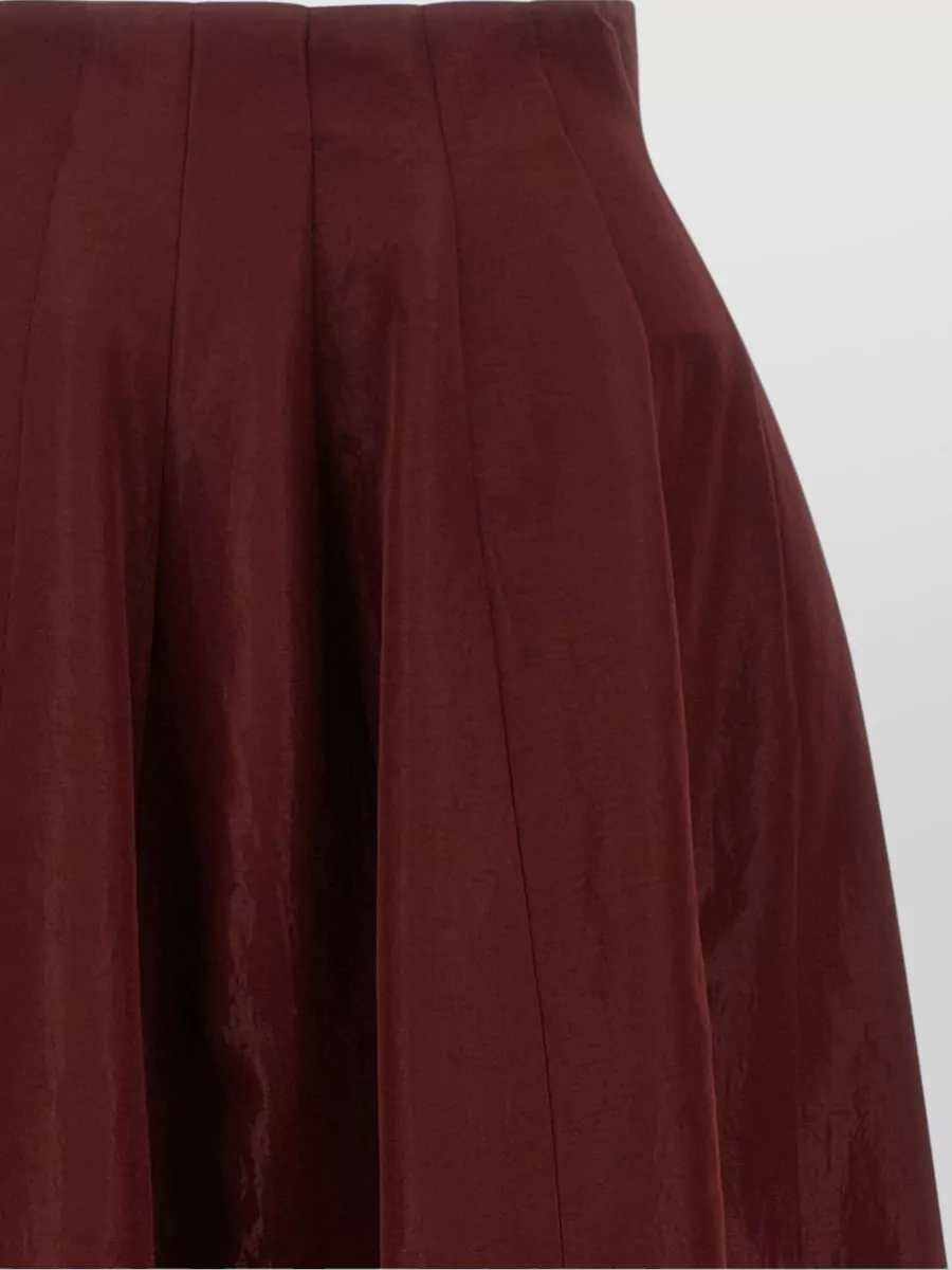 Alberta Ferretti Paneled High-Rise Maxi A-Line Skirt