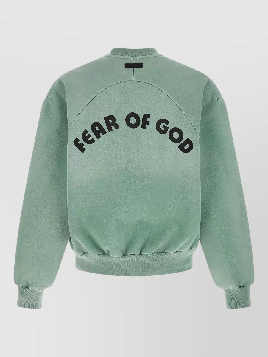 Fear Of God Printed Cotton Long-Sleeve Raglan Sweatshirt