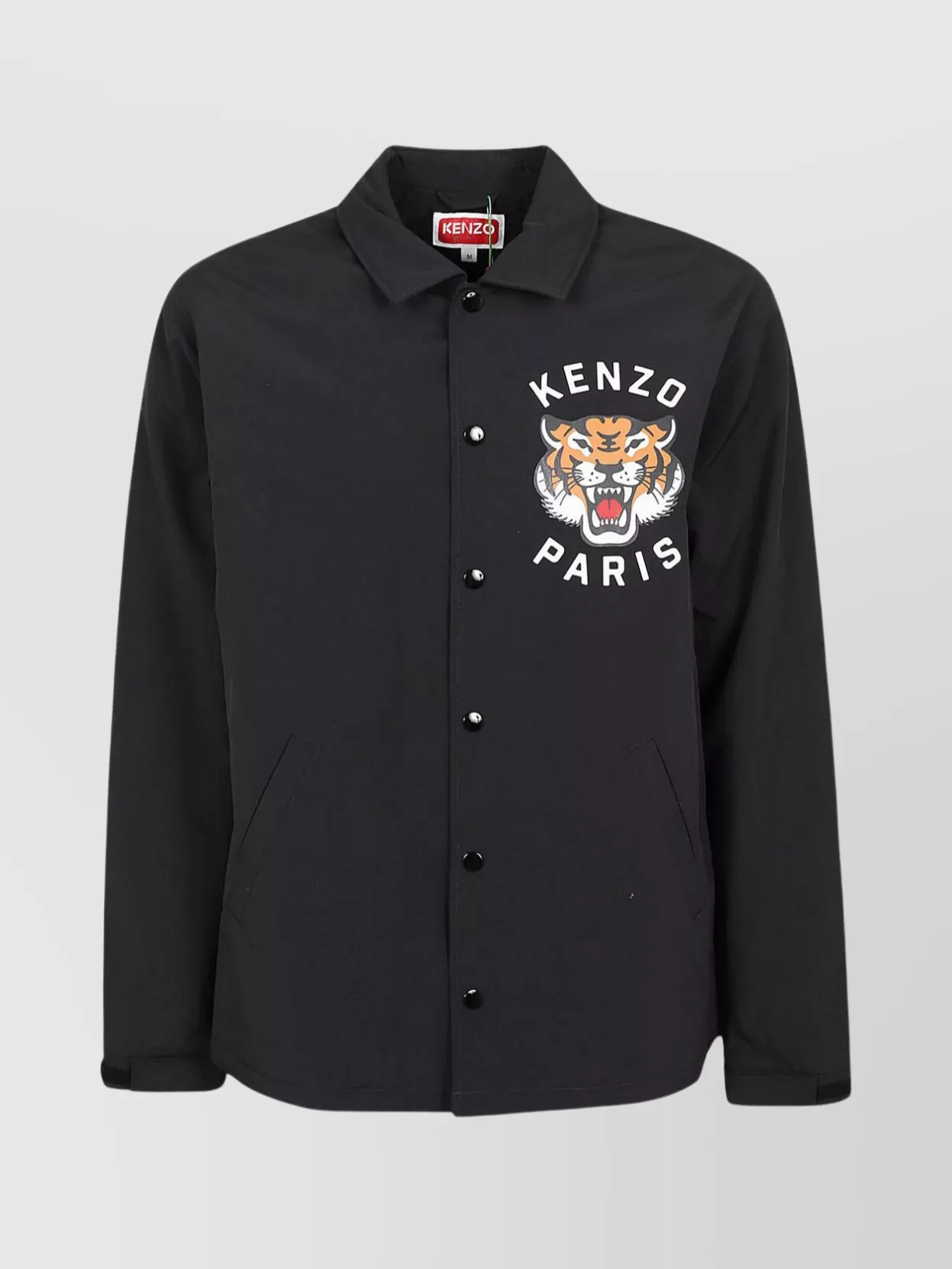 Shop Kenzo Collar Point Long Sleeve Jacket