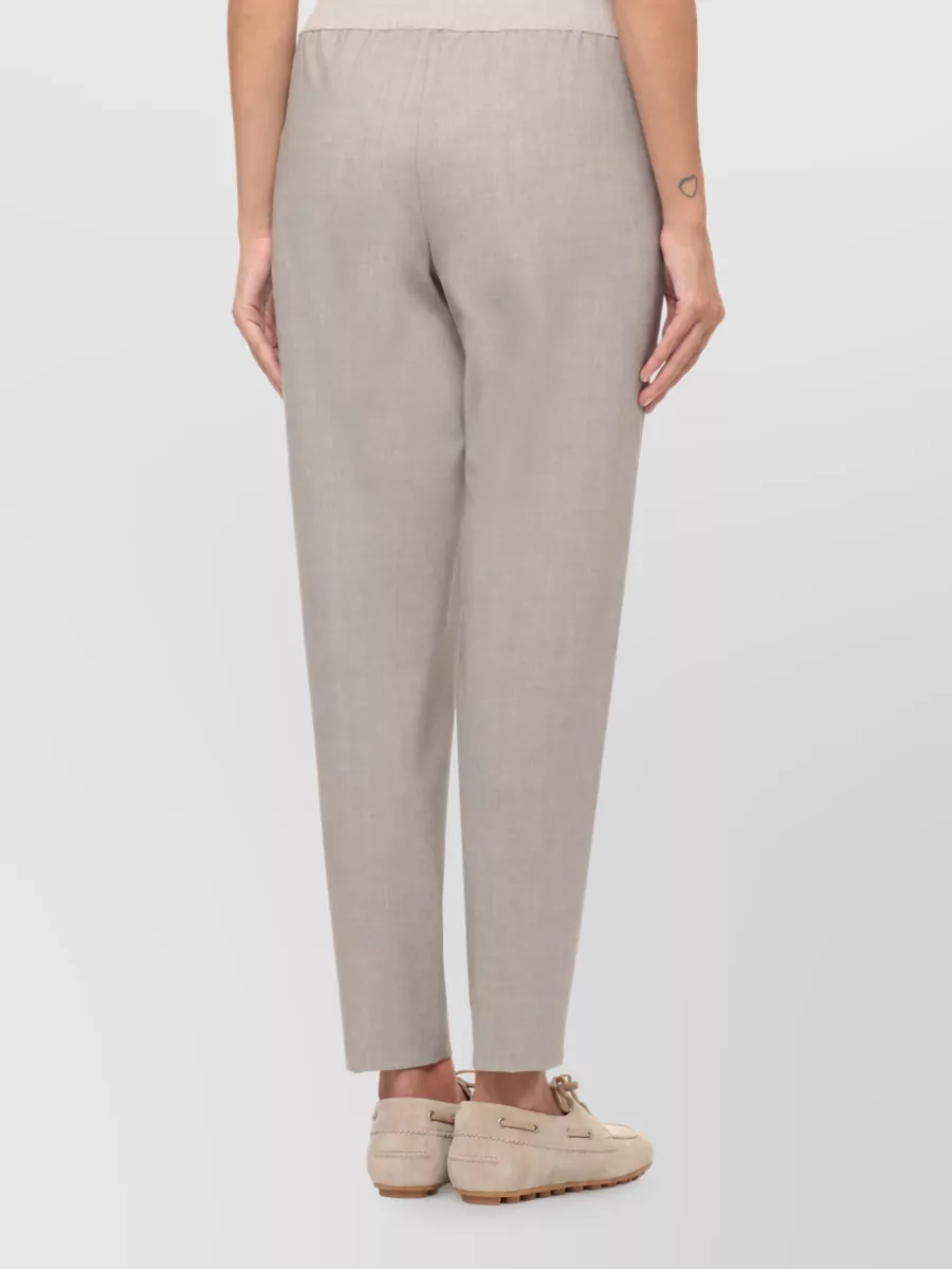 Panicale Virgin Wool Straight-Leg Pants