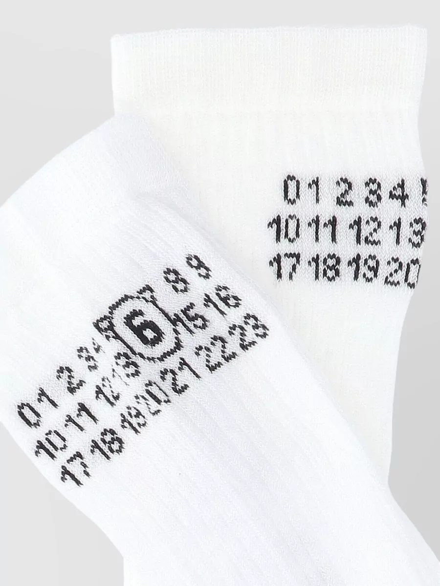 Mm6 Maison Margiela Logo Socks