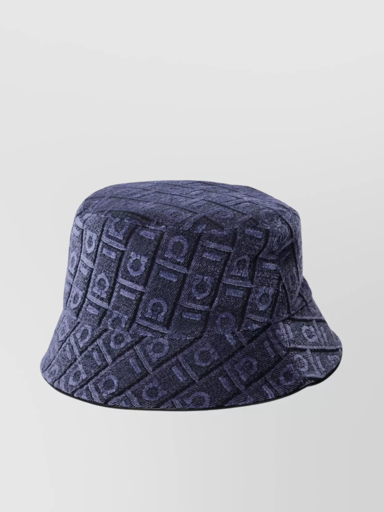 Ferragamo Patterned Wide Brim Hats