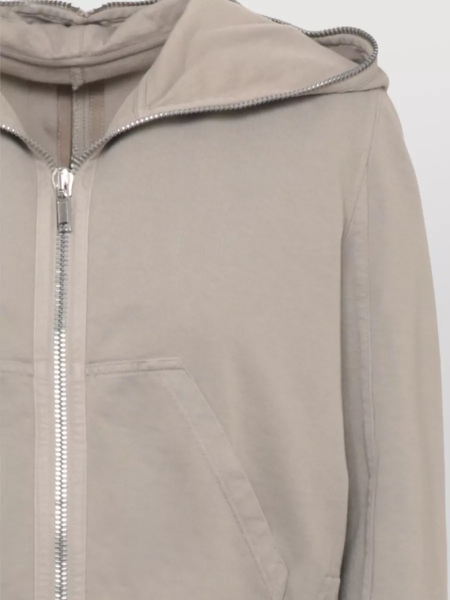 Rick Owens Drkshdw Cotton Hooded Zip-Up Sweatshirt