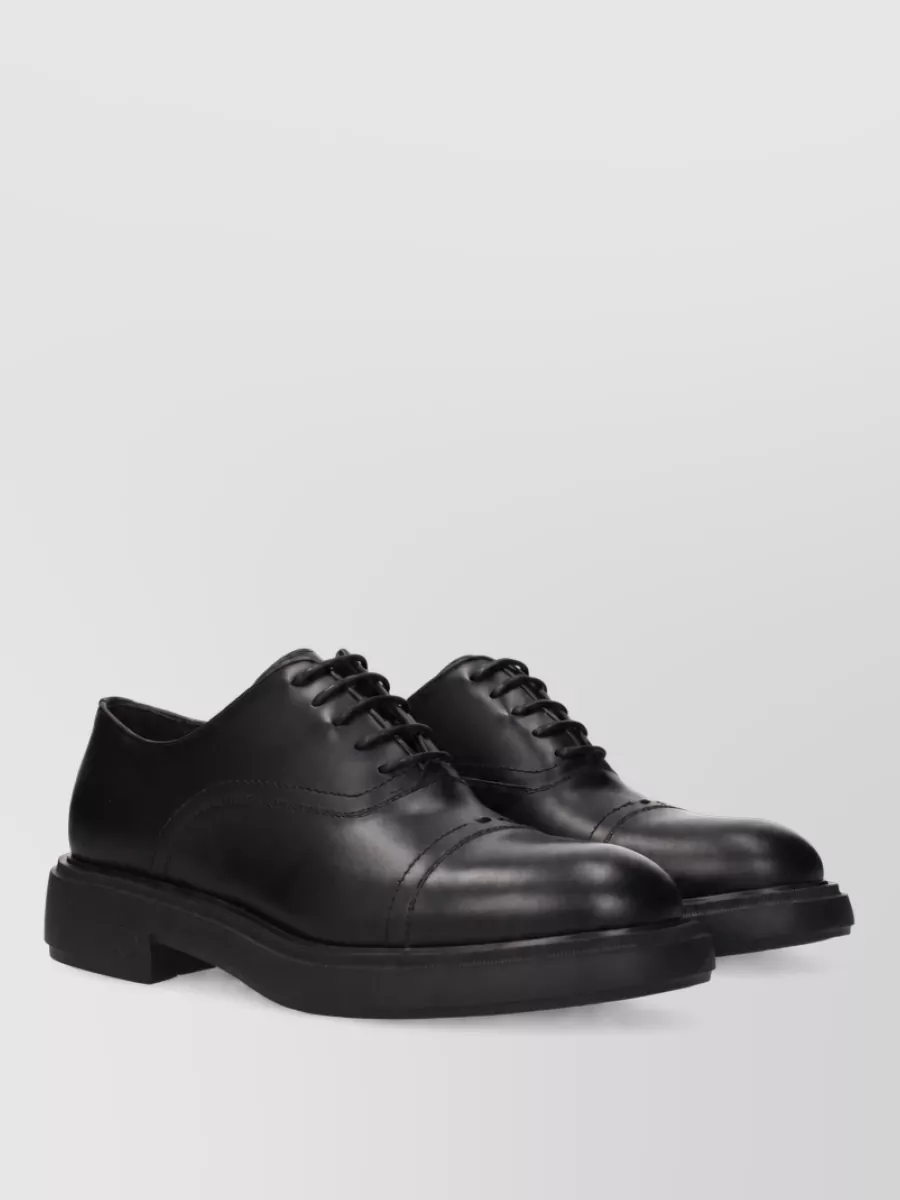 Ferragamo Leather Derby Shoes