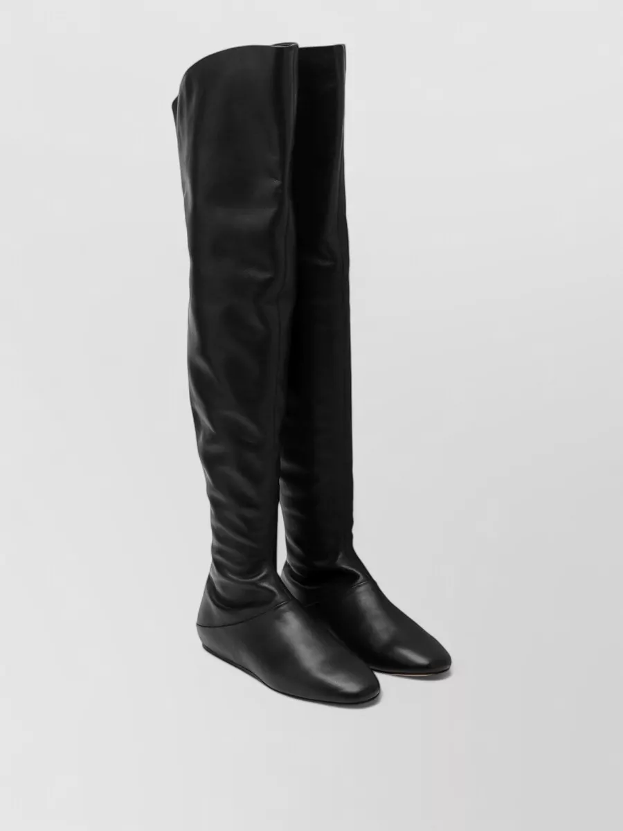 Le Monde Beryl leather tall boots