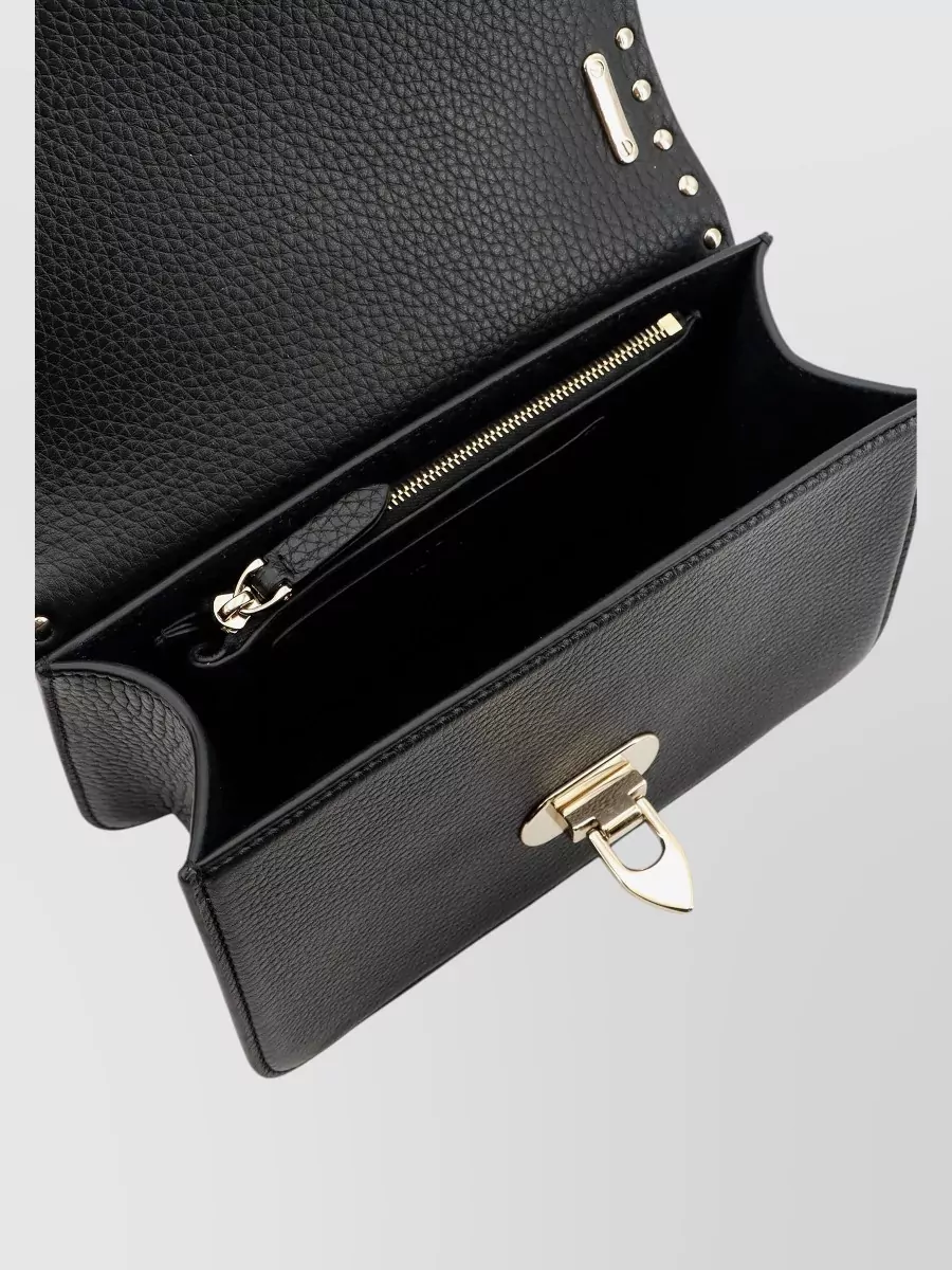 Valentino Garavani Rockstud Spike Small Leather Clutch Bag
