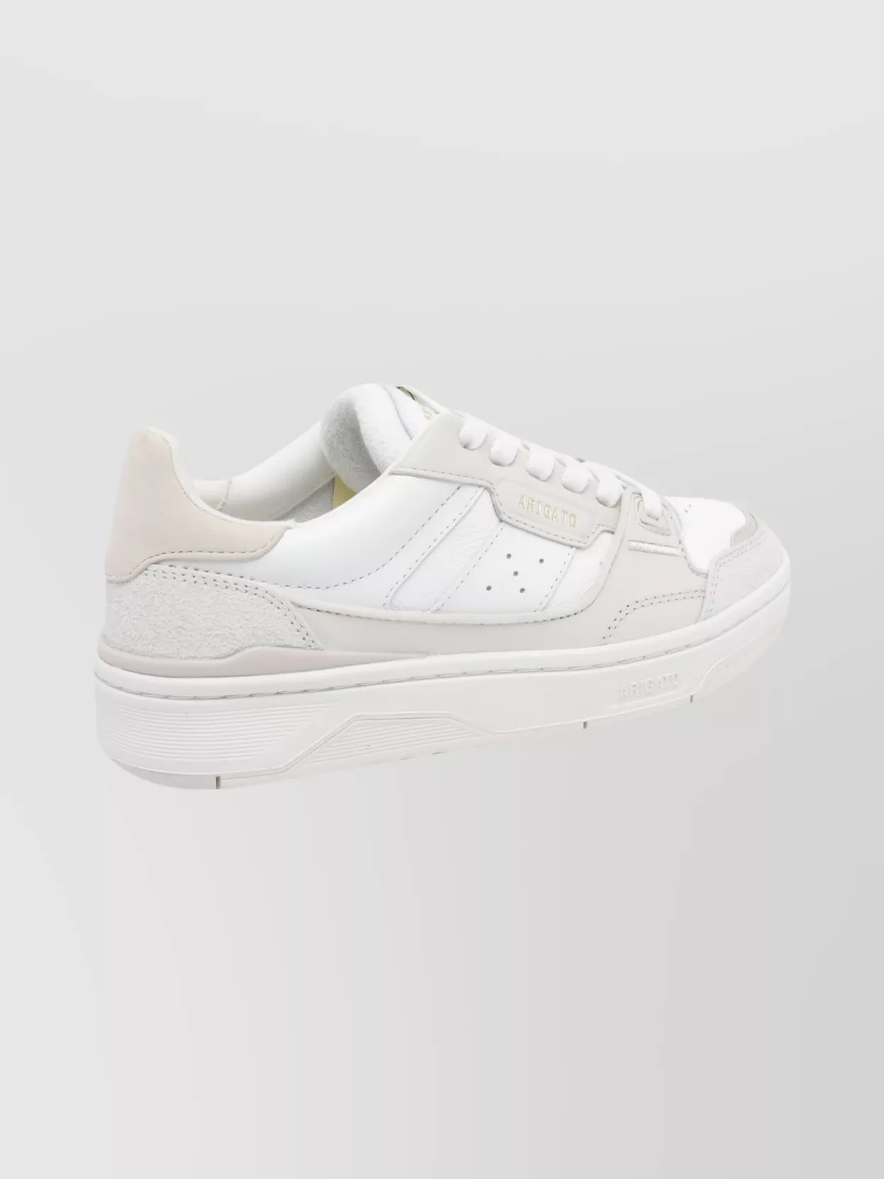 Axel Arigato Round Toe Low Top Sneakers With Panels