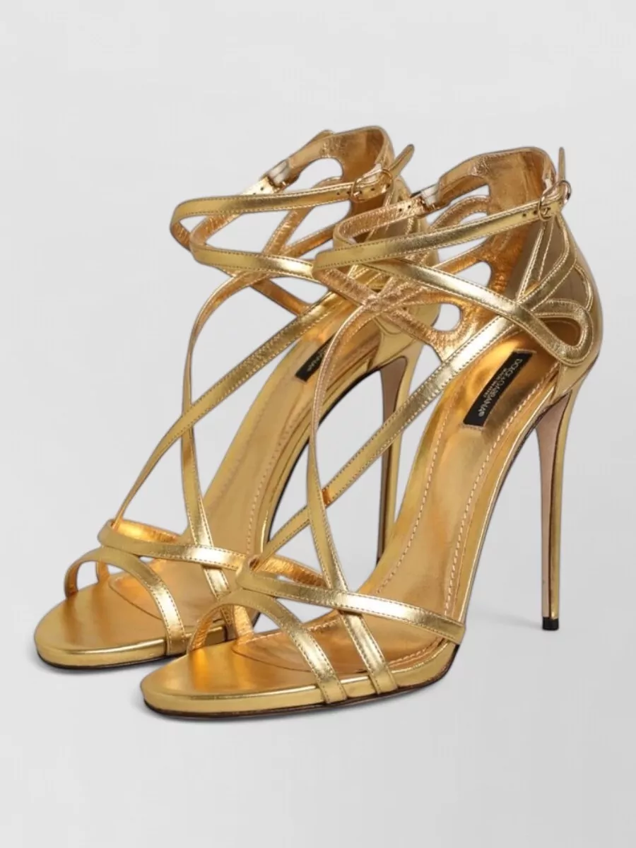 Dolce&Gabbana Lamb Leather Heeled Sandals