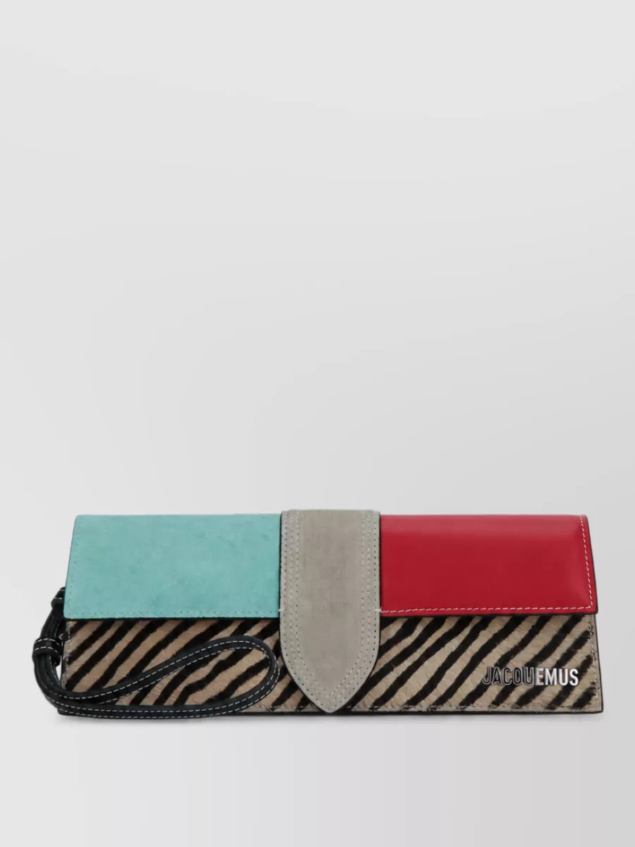 Jacquemus la pochette leather clutch bag