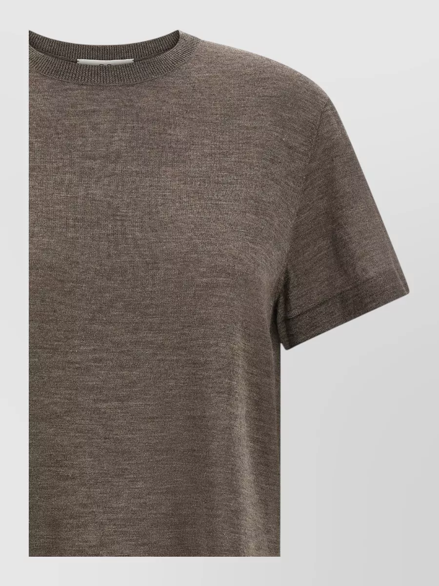 Co cashmere fine-knit short-sleeve t-shirt