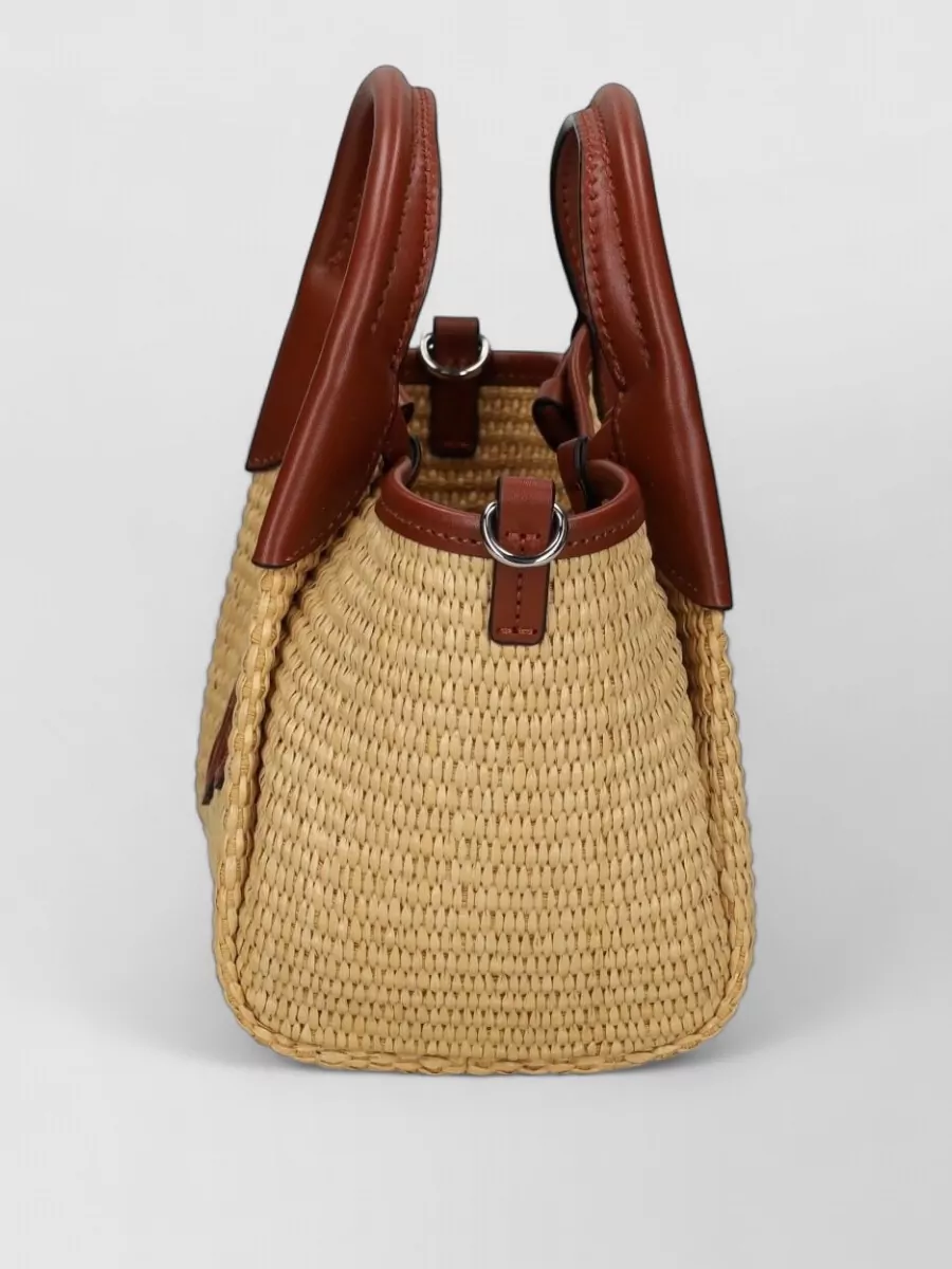 Emporio Armani Woven Mini Tote Bag