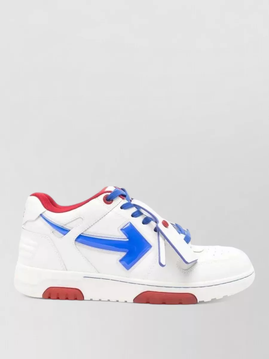 Off-White Leather Low-Top Sneakers