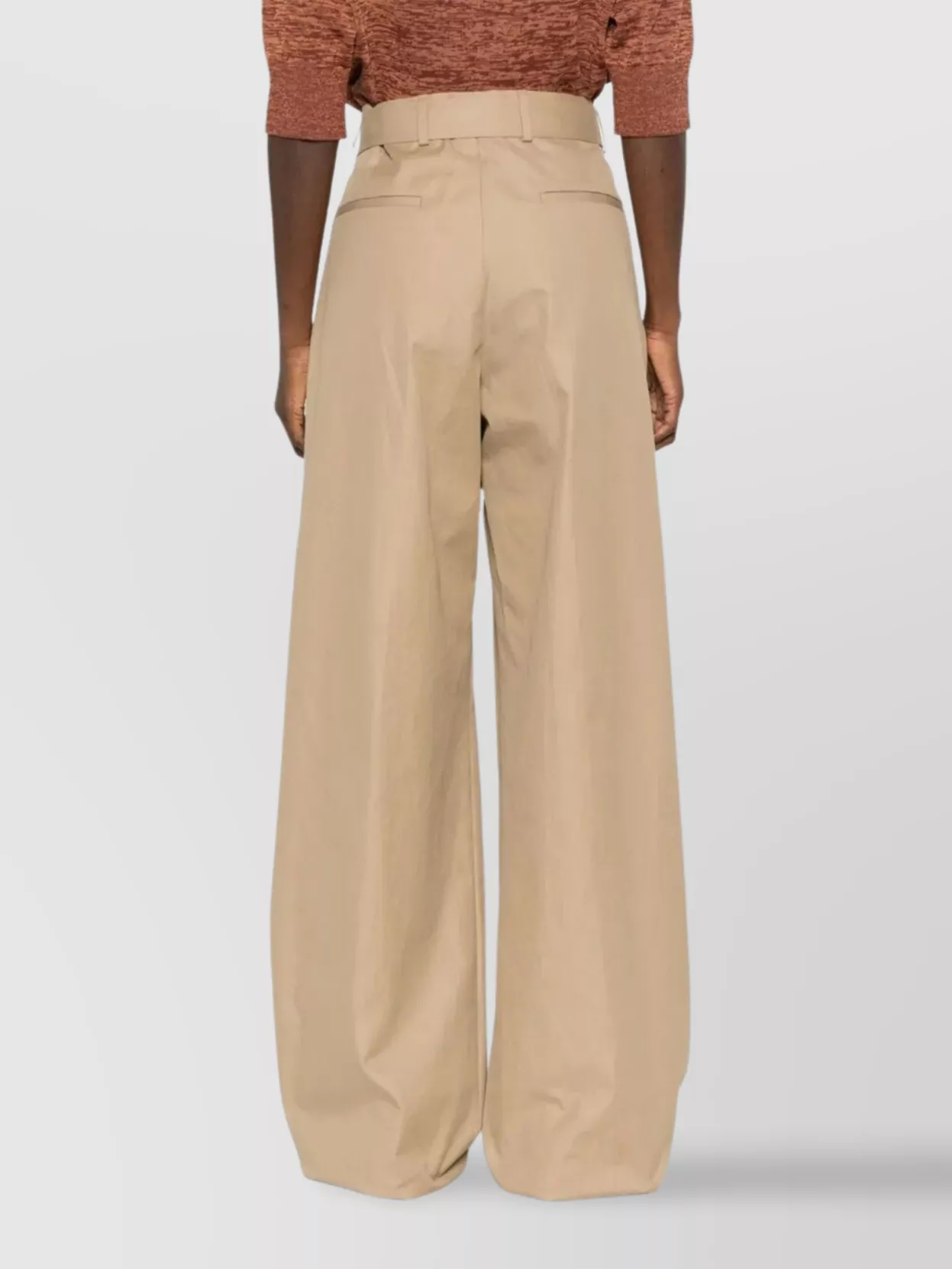 Dries Van Noten Wide-leg High Waist Trousers With Pleats And Pockets