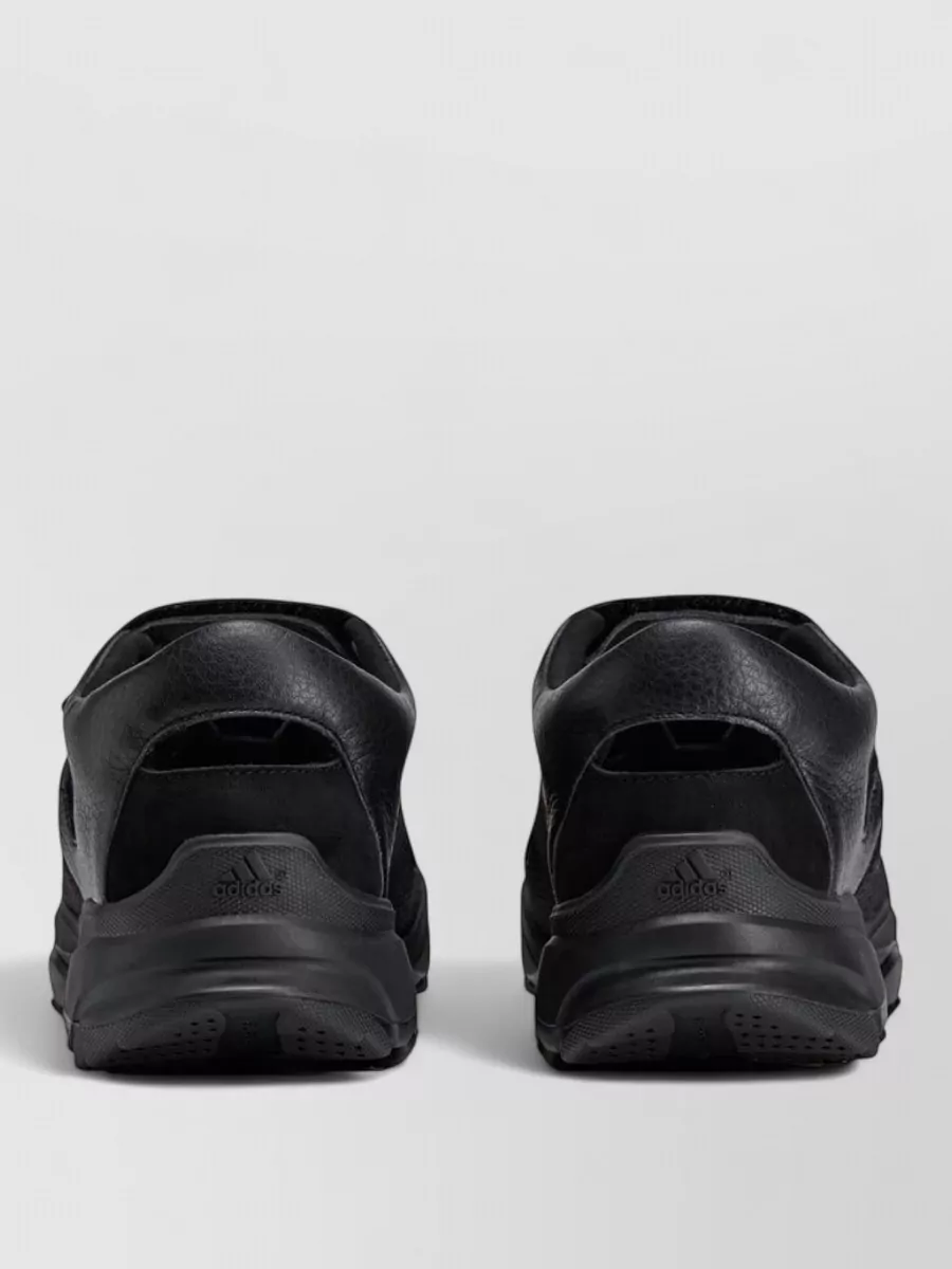 Y-3 Leather Cutout Sandals