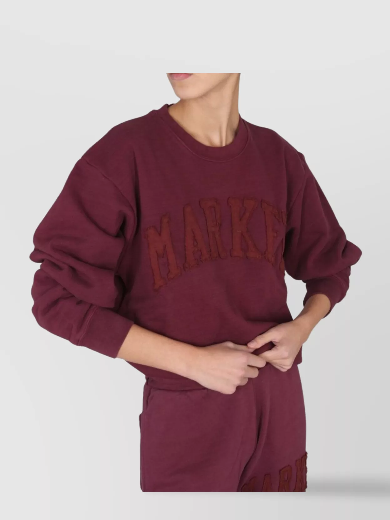 Market Ribbed Collar Sweatshirt