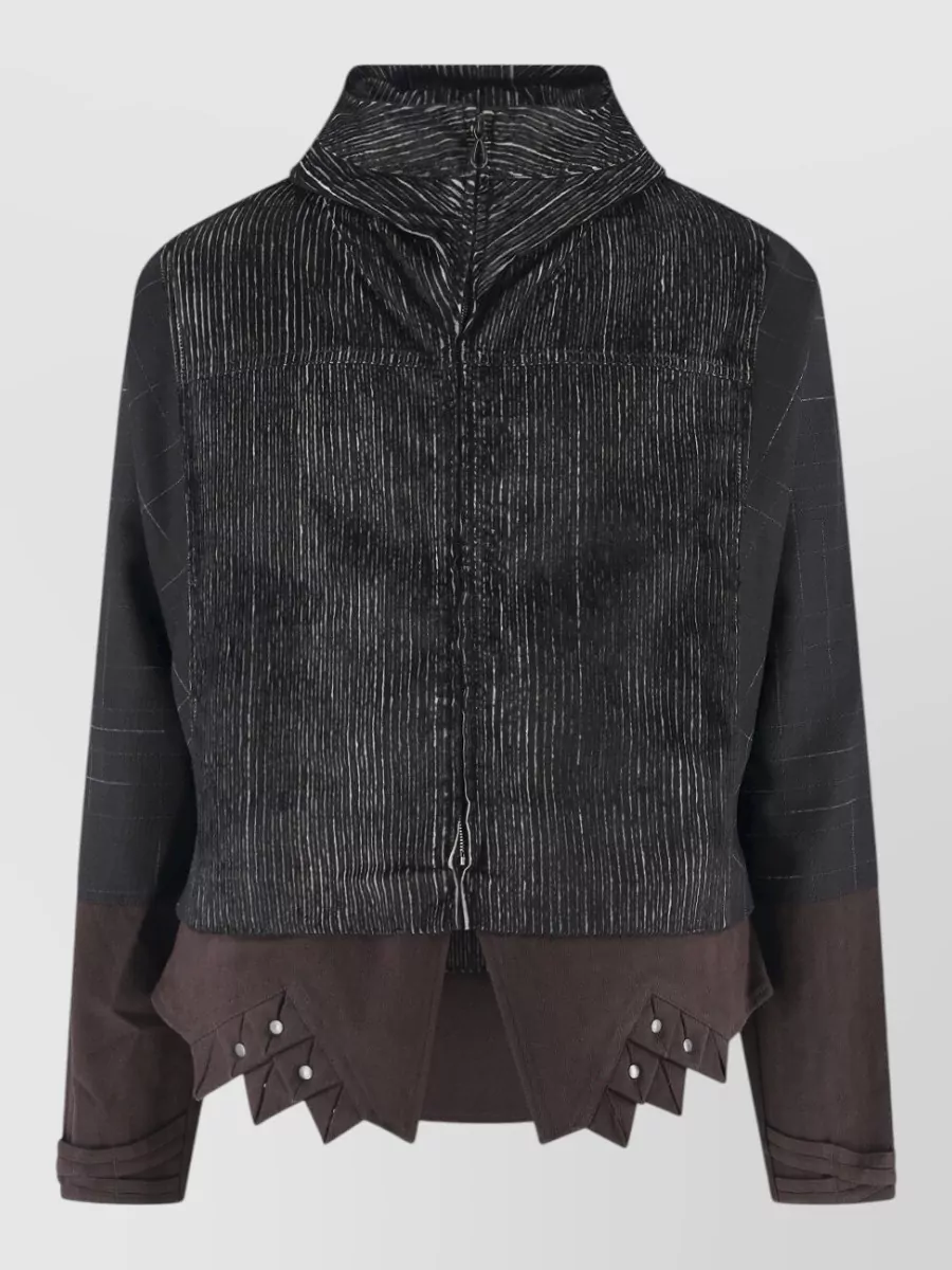 Kiko Kostadinov silk single-breasted coat