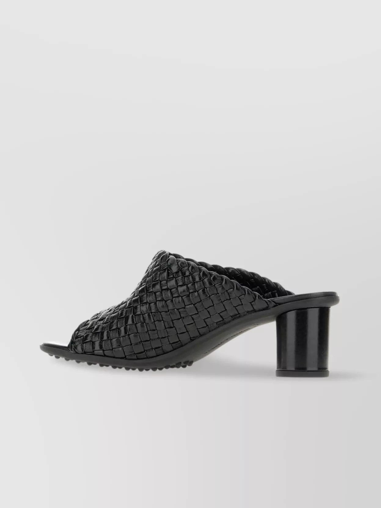 Bottega Veneta Atomic Block Heel Mules With Open Toe