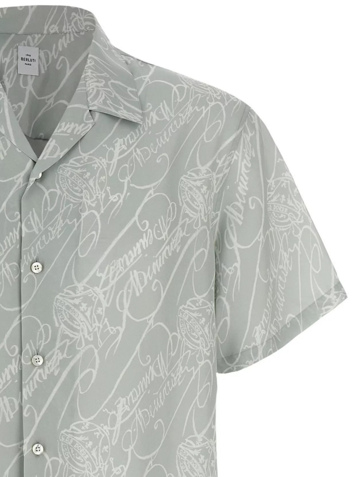 Berluti 'Short Sleeves All-Over Print Shirt'