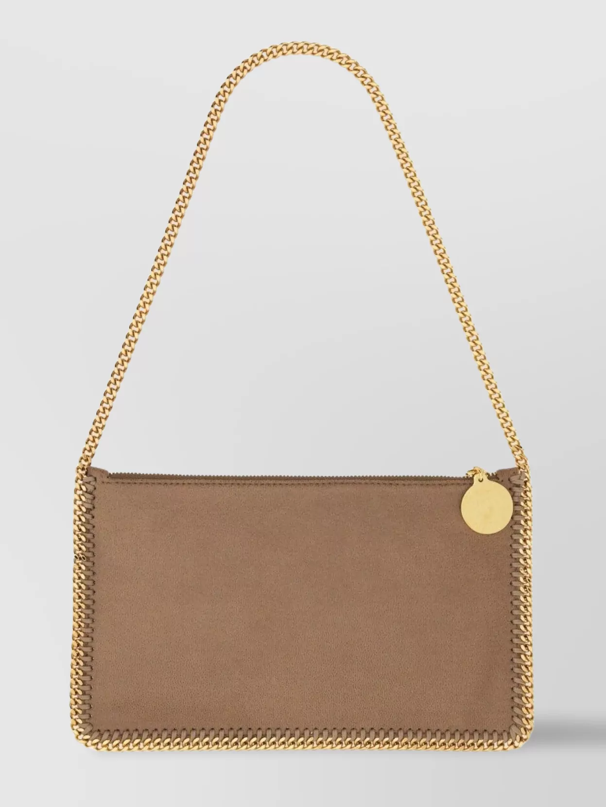 Stella Mccartney "falabella" Chain Strap Whipstitch Clutch Bag