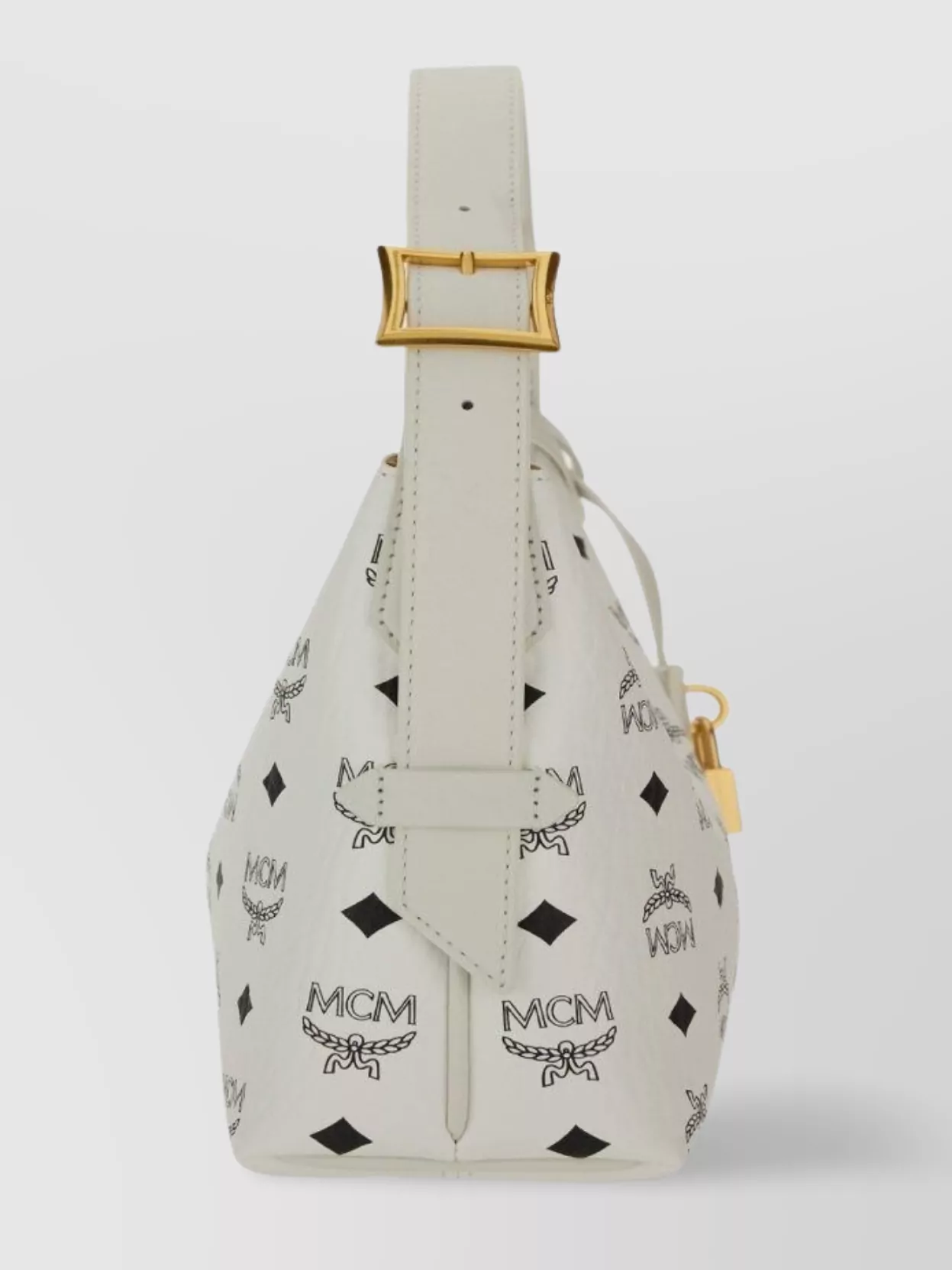 Mcm "Locked Visit" Bag Gold-Tone Hardware