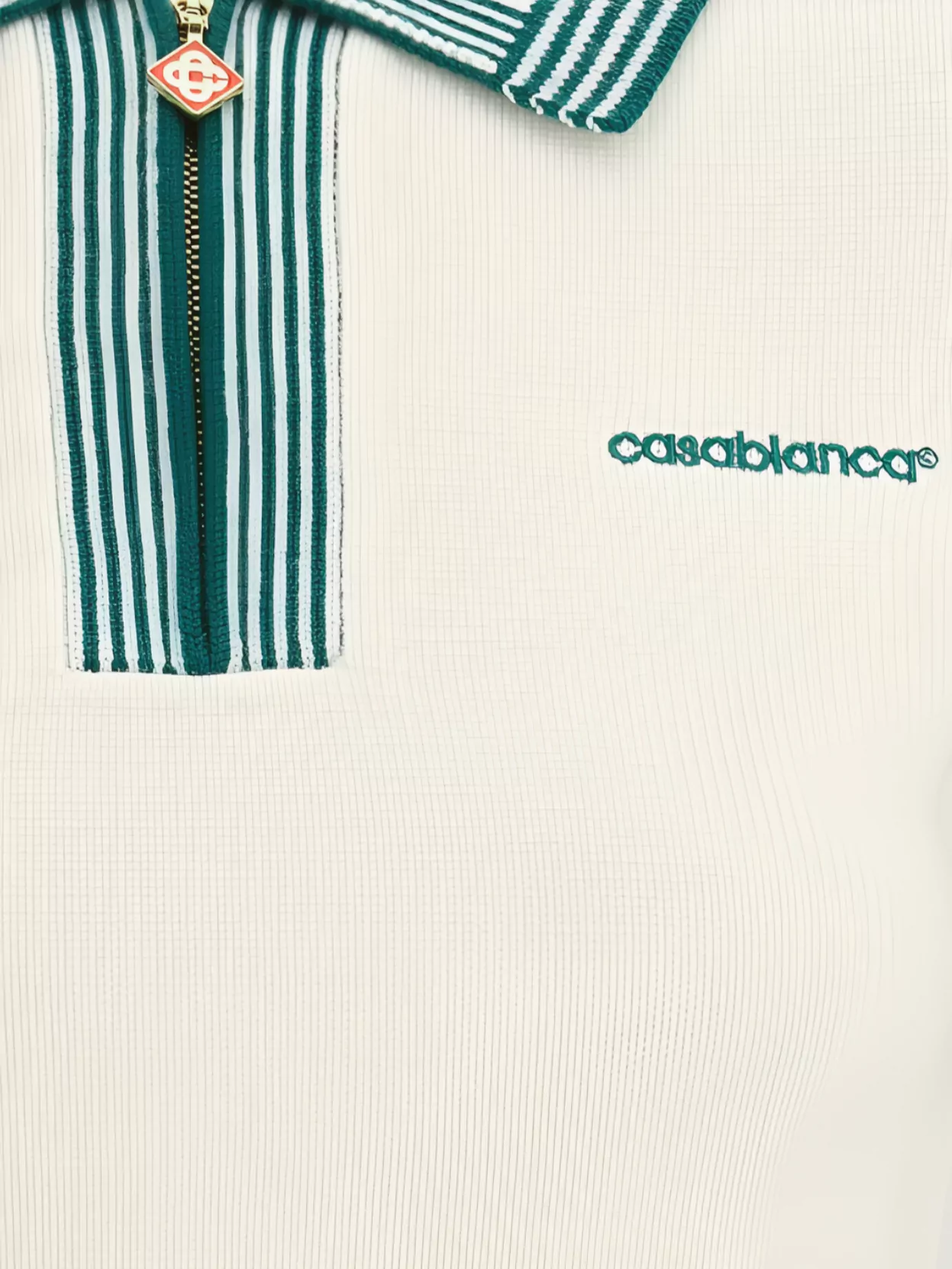 Casablanca Polo Sweater In Merino Wool